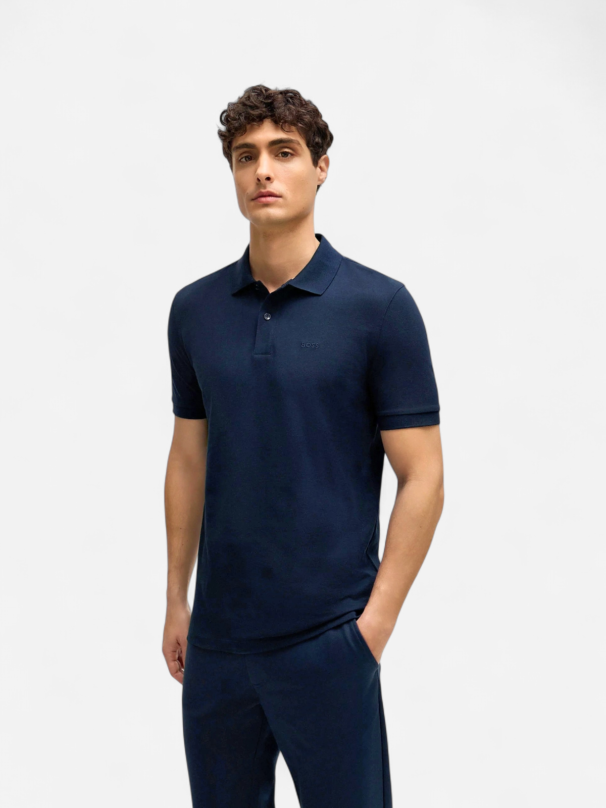 Hugo Boss Miesten Pikeepaita PALLAS REGULAR FIT Tummansininen - Kekäle.fi