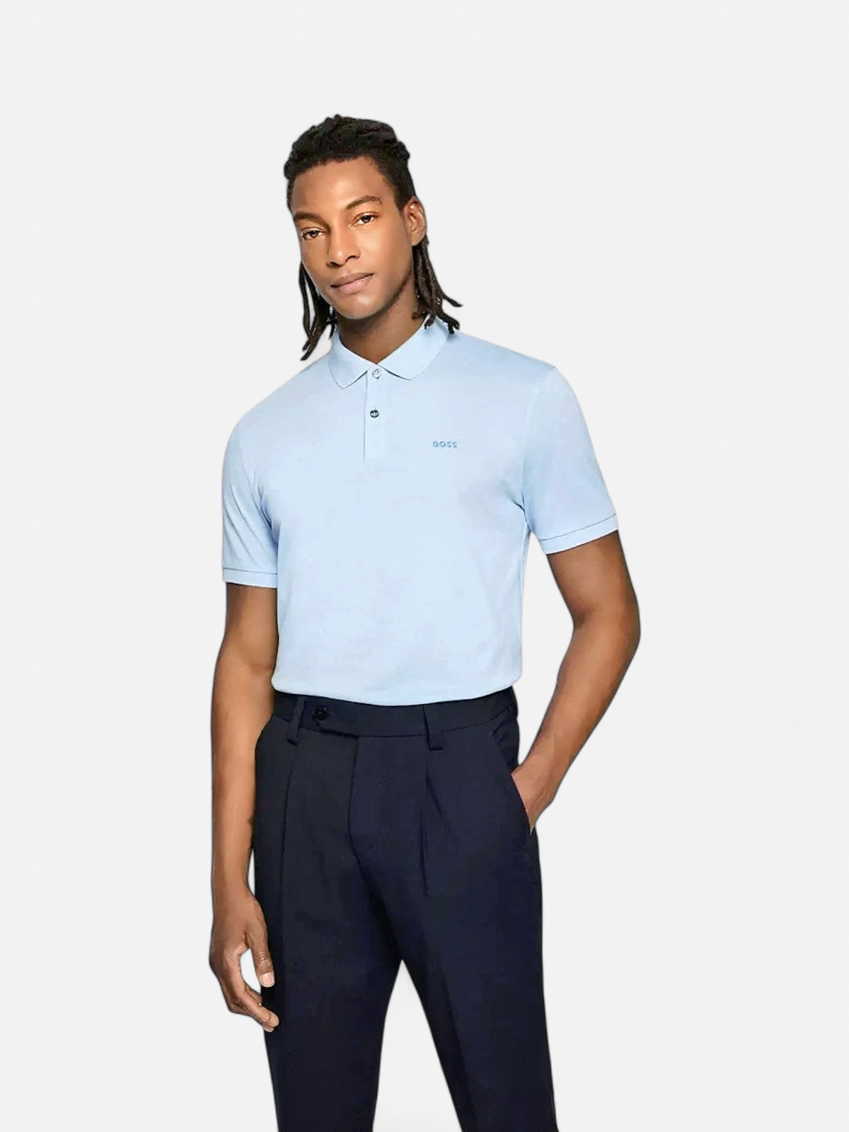 Hugo Boss Miesten Pikeepaita PALLAS REGULAR FIT Vaaleansininen - Kekäle.fi