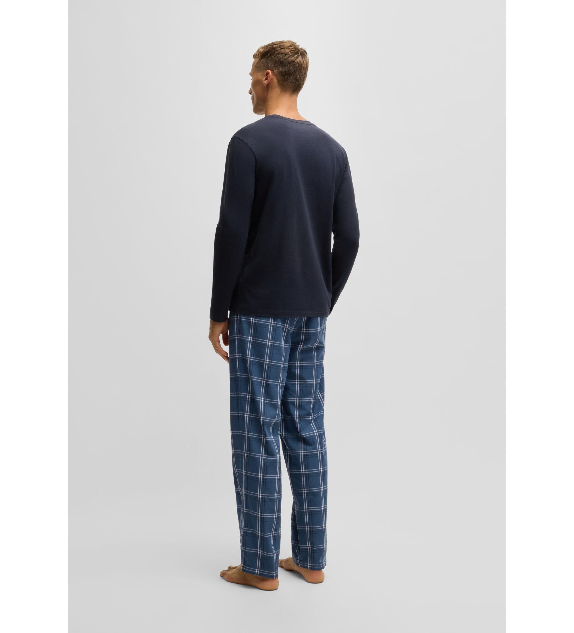 hugo-boss-miesten-pyjama-k-easy-long-set-tummansininen-2