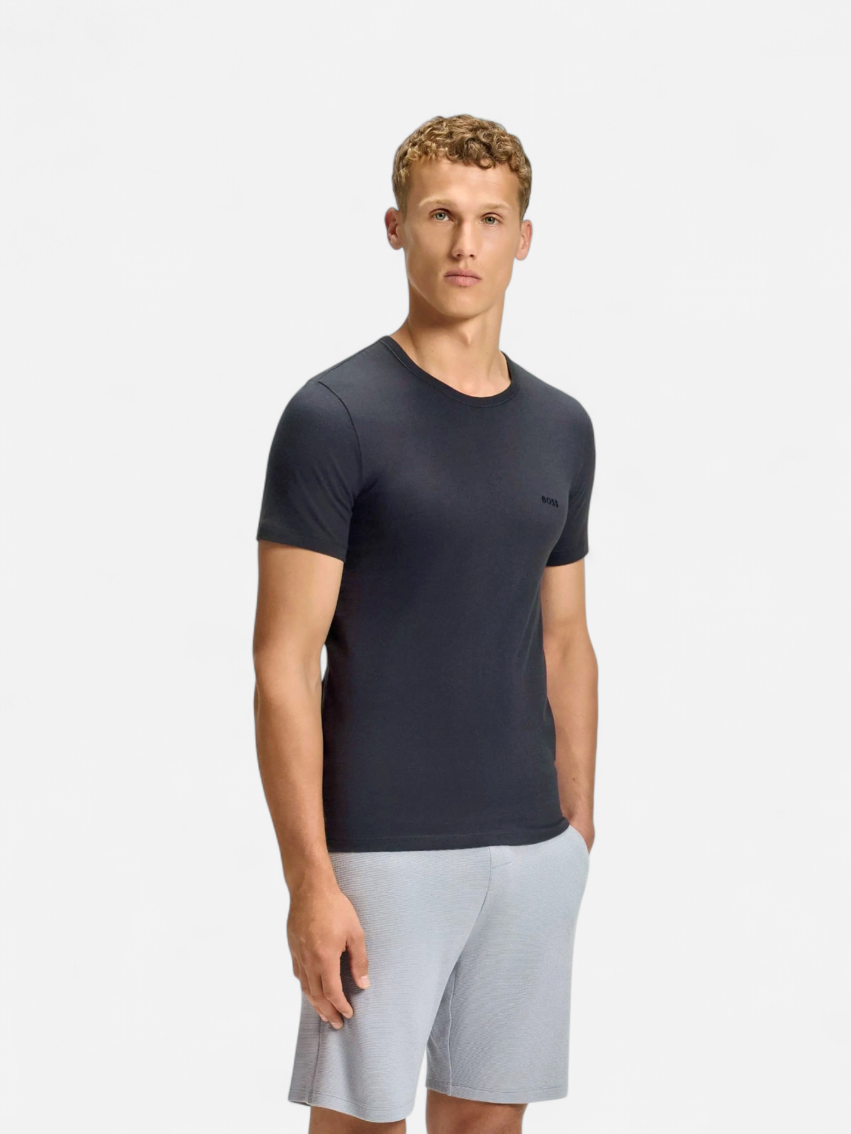 Hugo Boss miesten t-paita, T-SHIRT CLASSIC LOGO Musta - Kekäle.fi