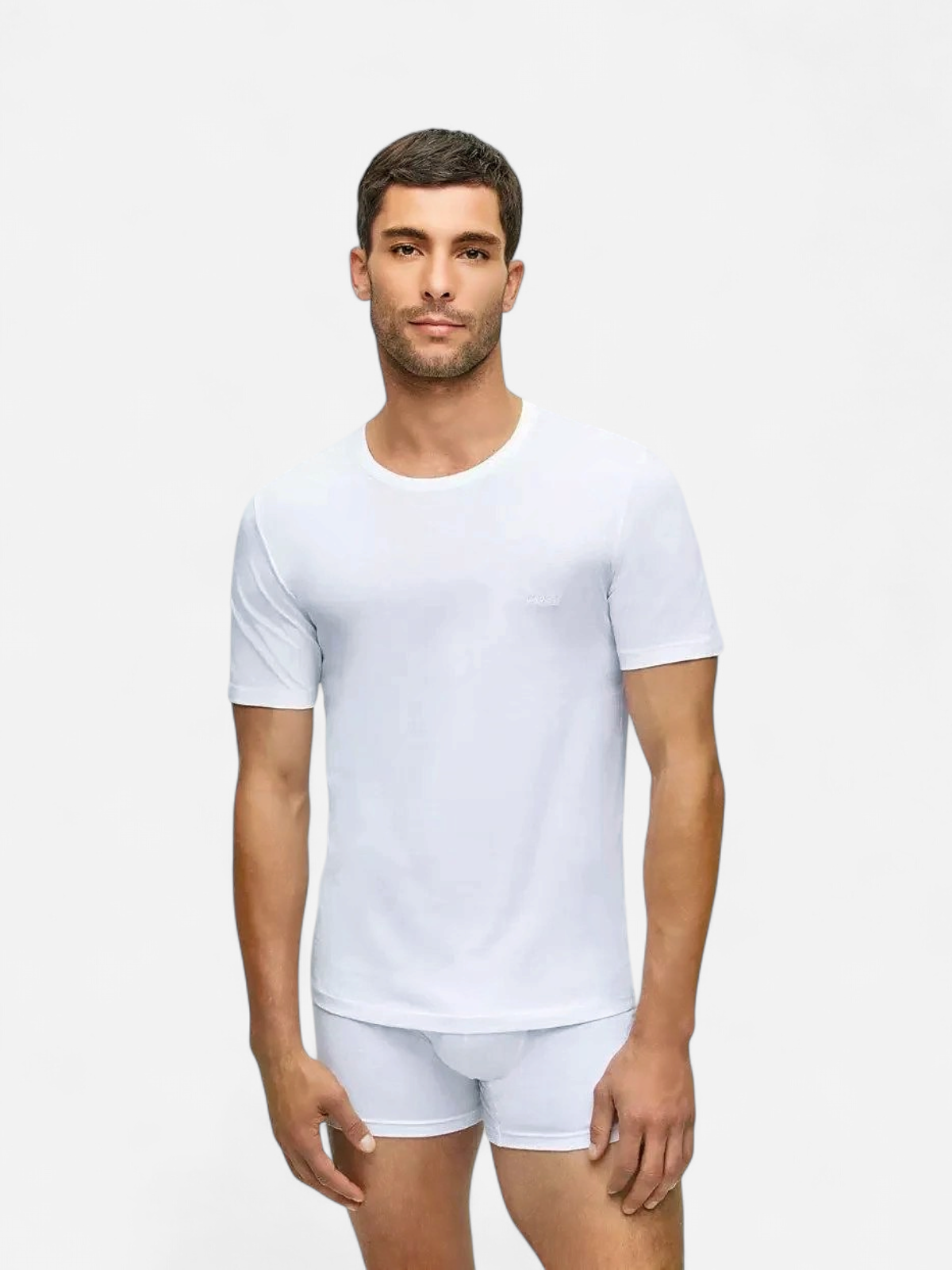 Hugo Boss Miesten T-Paita T Shirt Rn Valkoinen - Kekäle.fi