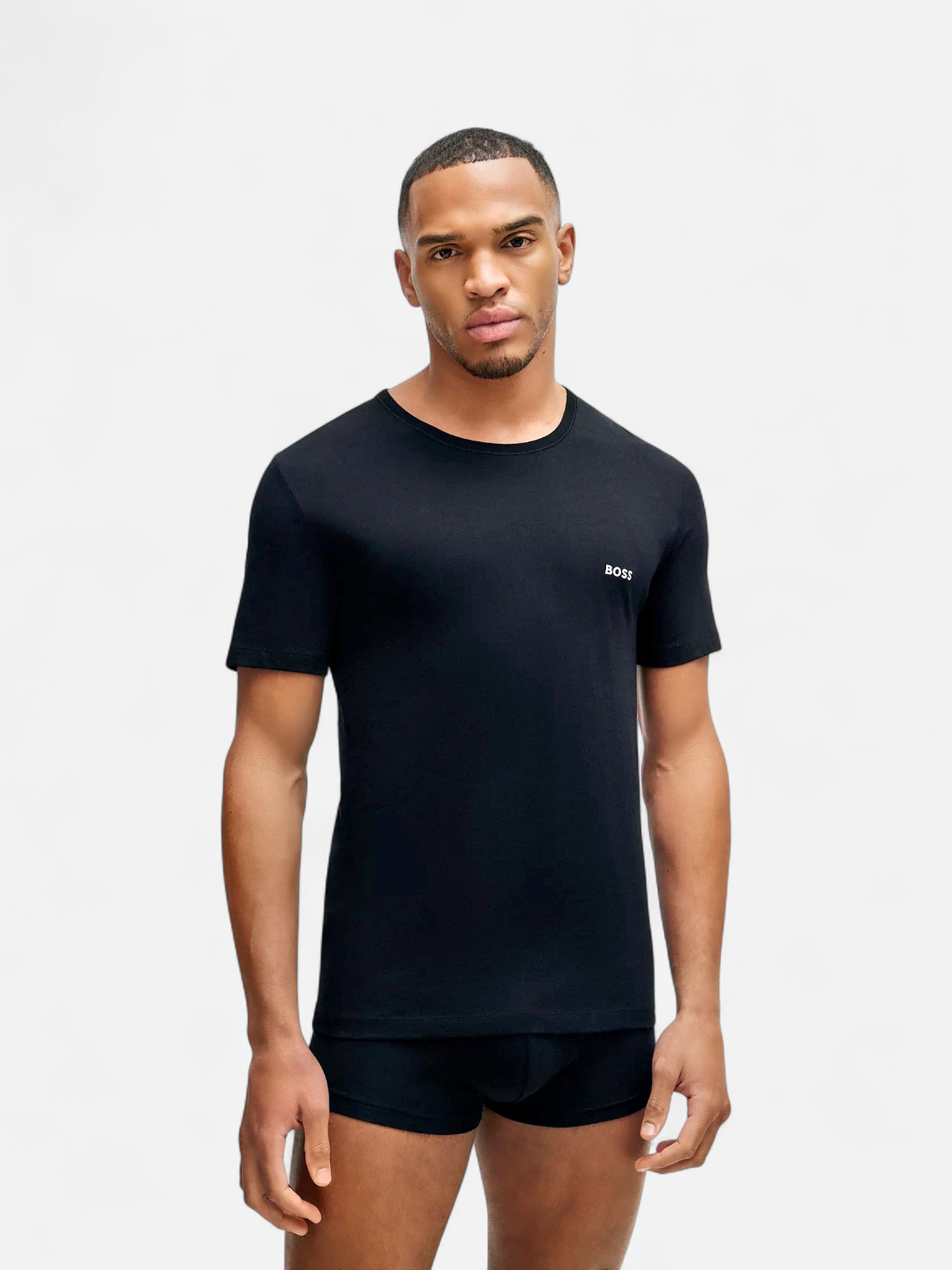Hugo Boss Miesten T-Paita, TSHIRT RN NOS Musta - Kekäle.fi