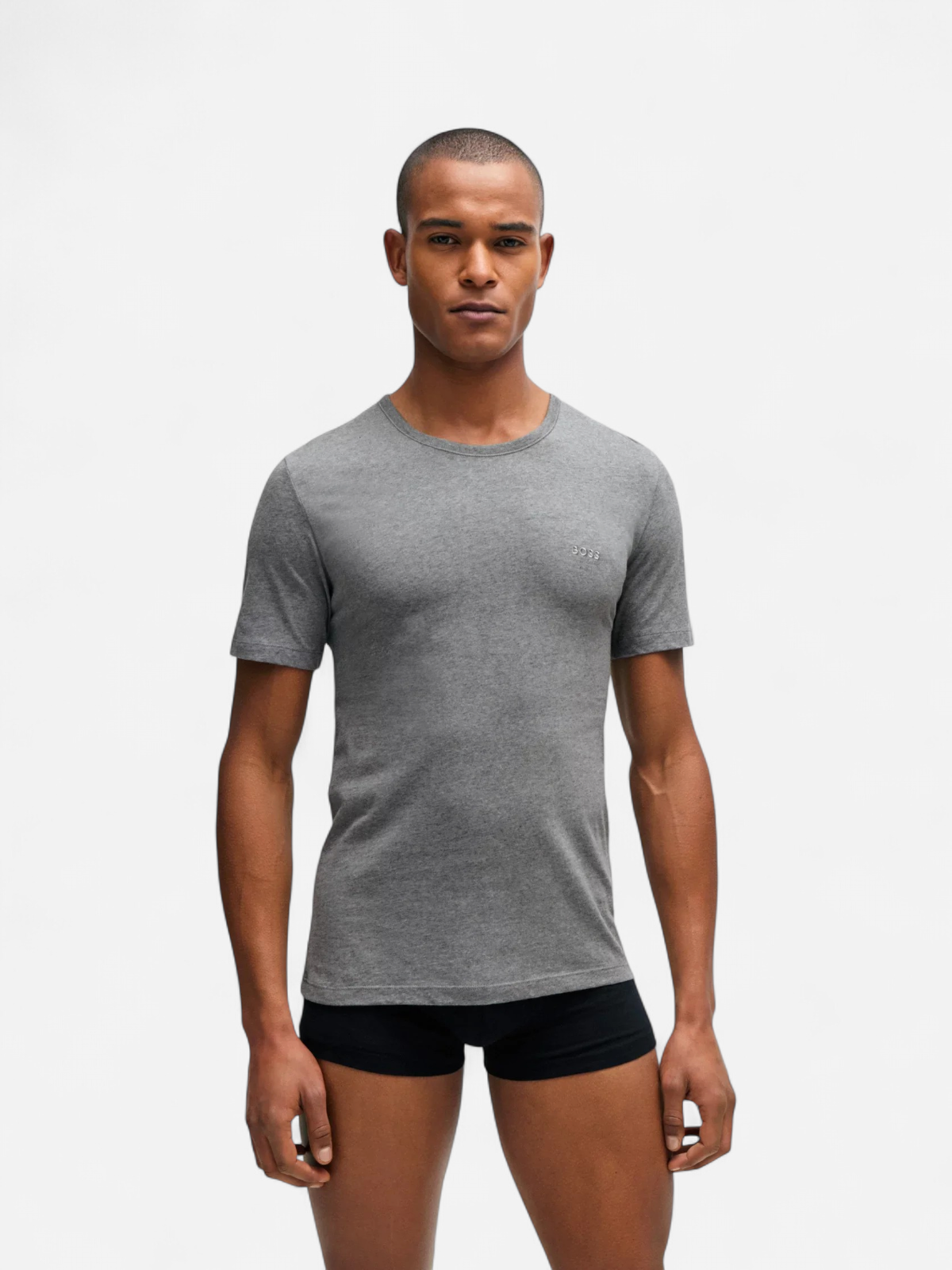 Hugo Boss Miesten T-Paita, TSHIRT RN NOS Tummanharmaa - Kekäle.fi