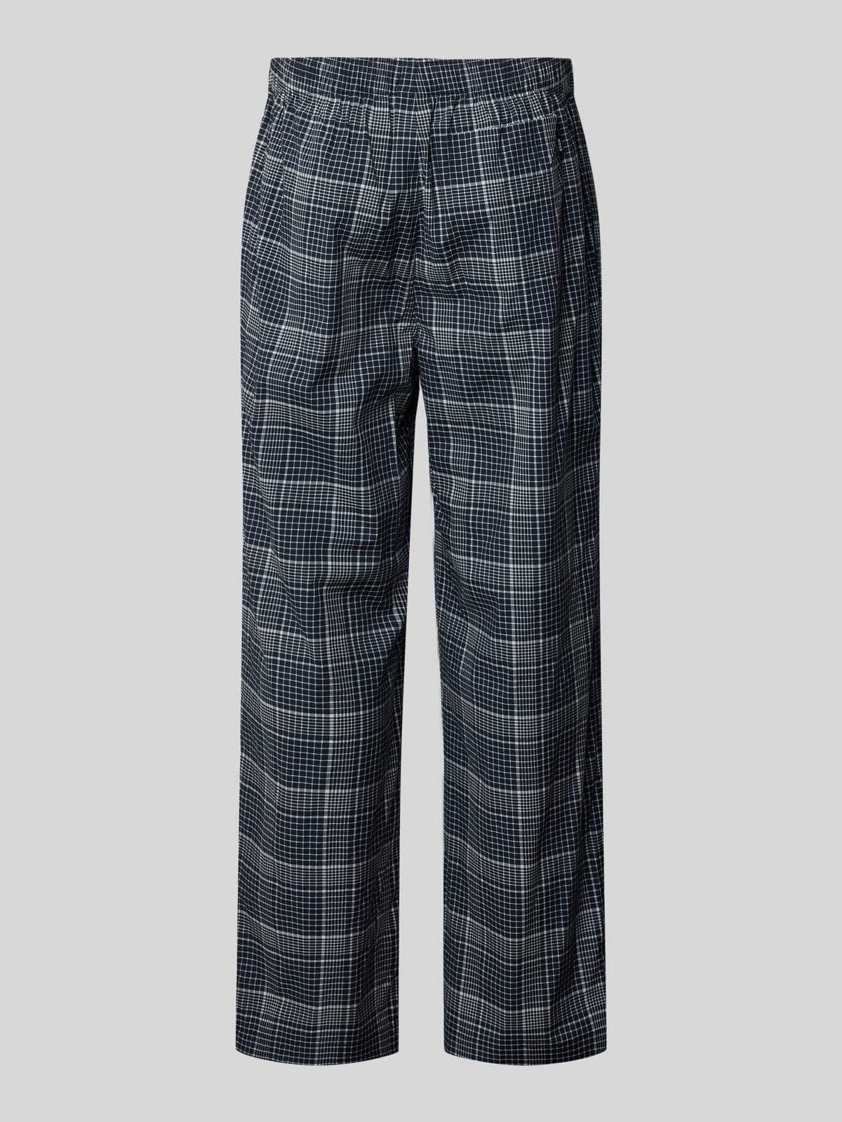 Hugo Boss miesten yöhousut Chris Pattern Pants, sininen ruutu