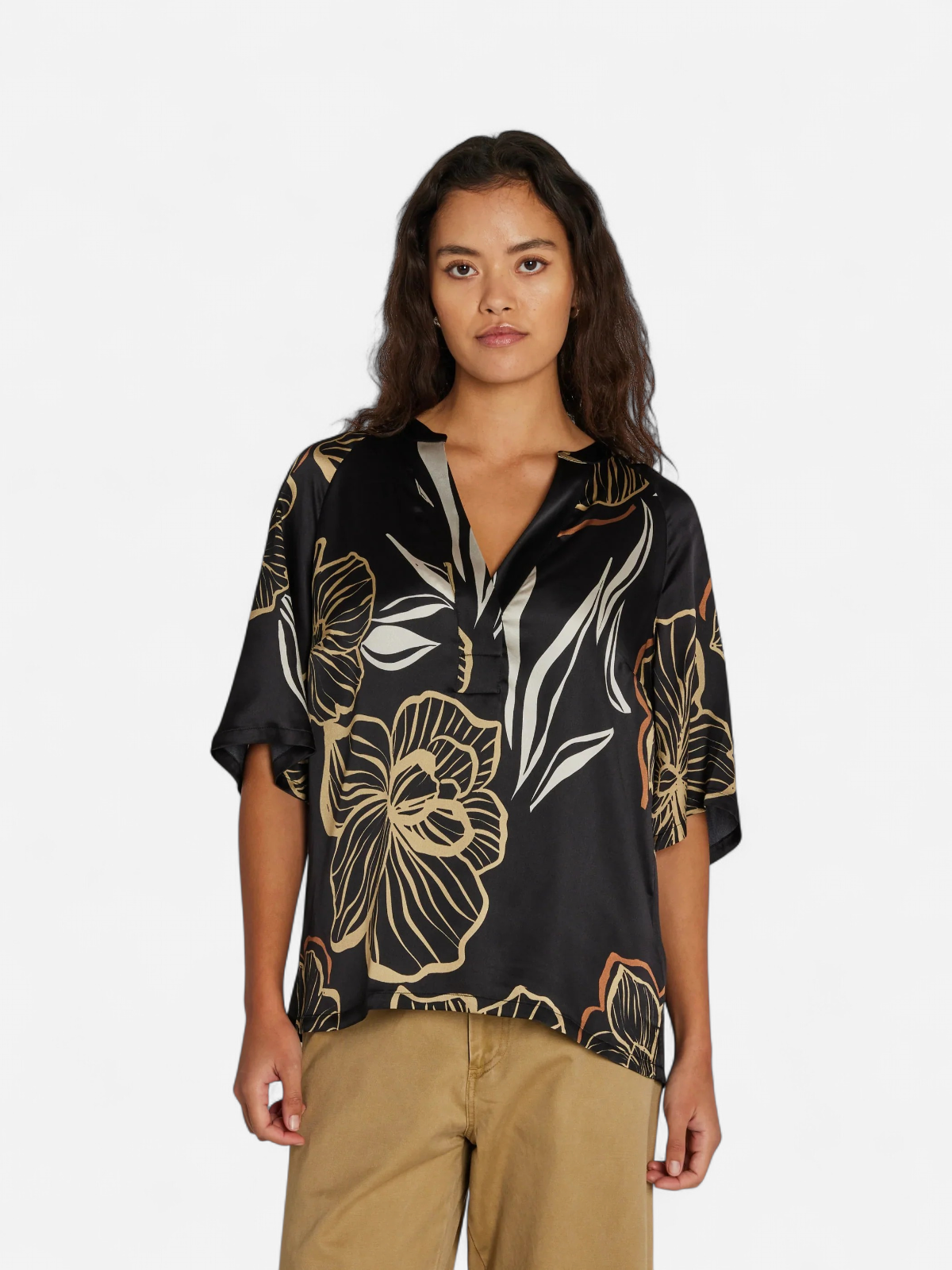 INDANA BLOUSE MUSTA KUOSI - Kekäle.fi