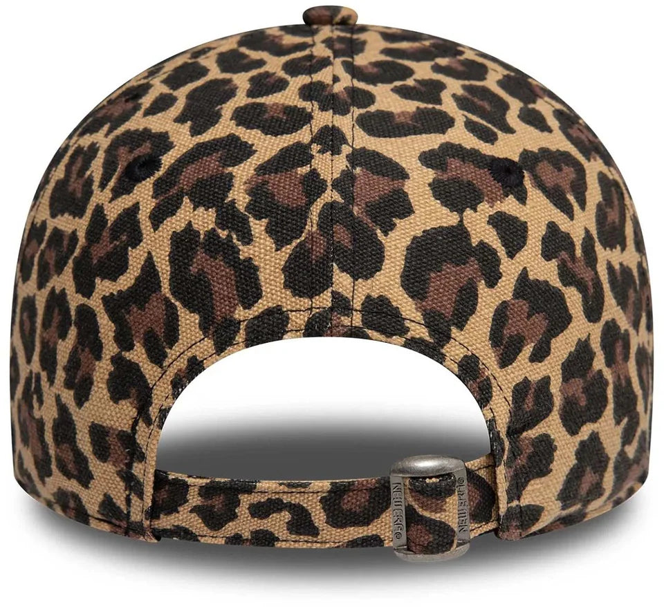 New Era naisten lippis Leopard Essential 9FORTY NY, ruskea kuosillinen