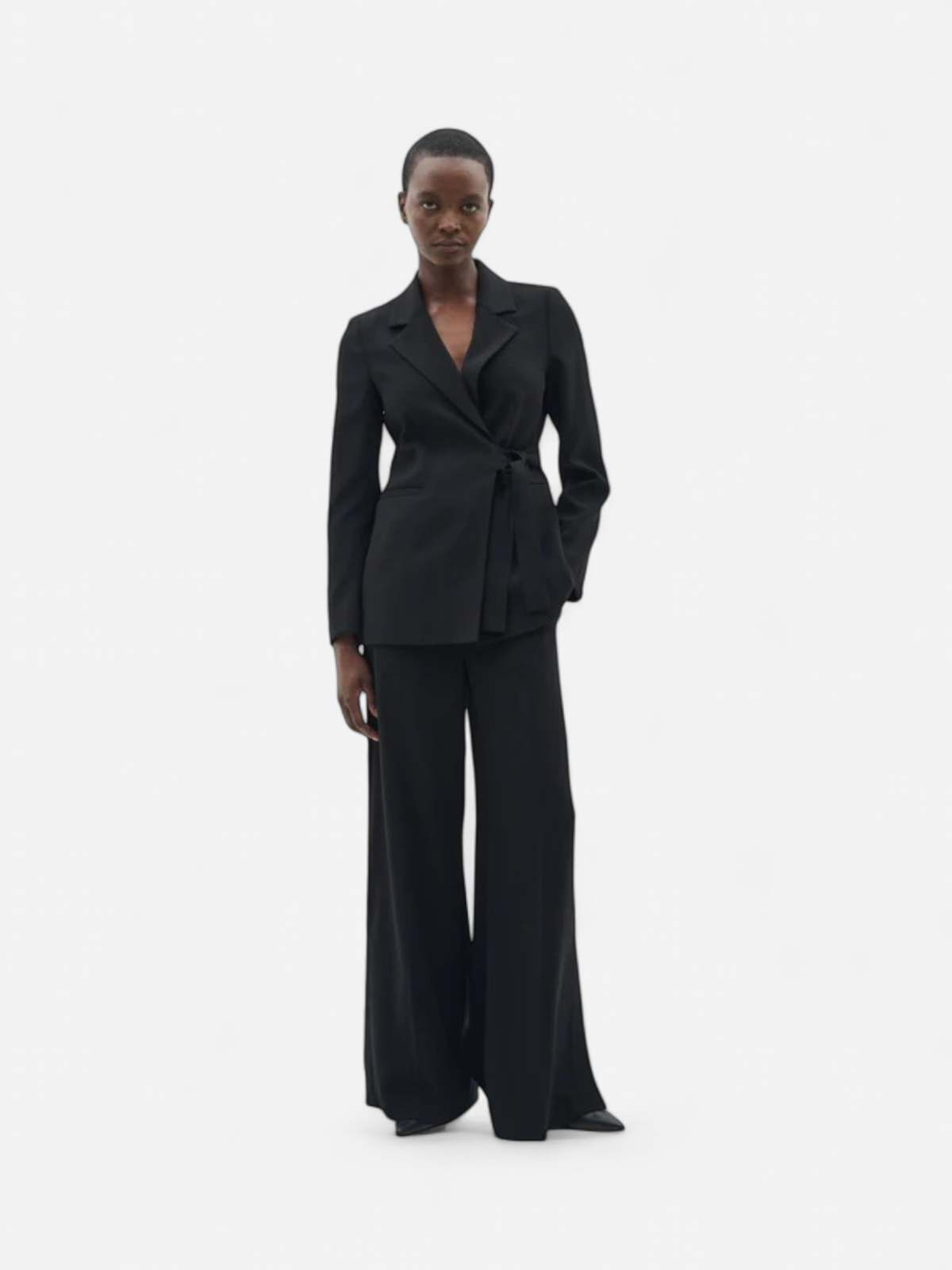 Inwear naisten housut, BRIEZIW SLIT PANTS Black - Kekäle.fi