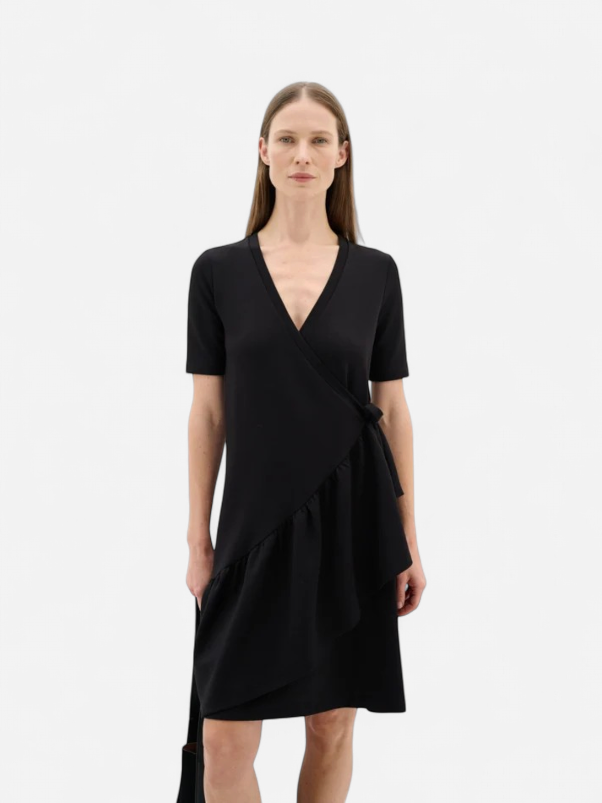 Inwear naisten mekko, PARIIW VINCENT WRAP DRESS Black - Kekäle.fi