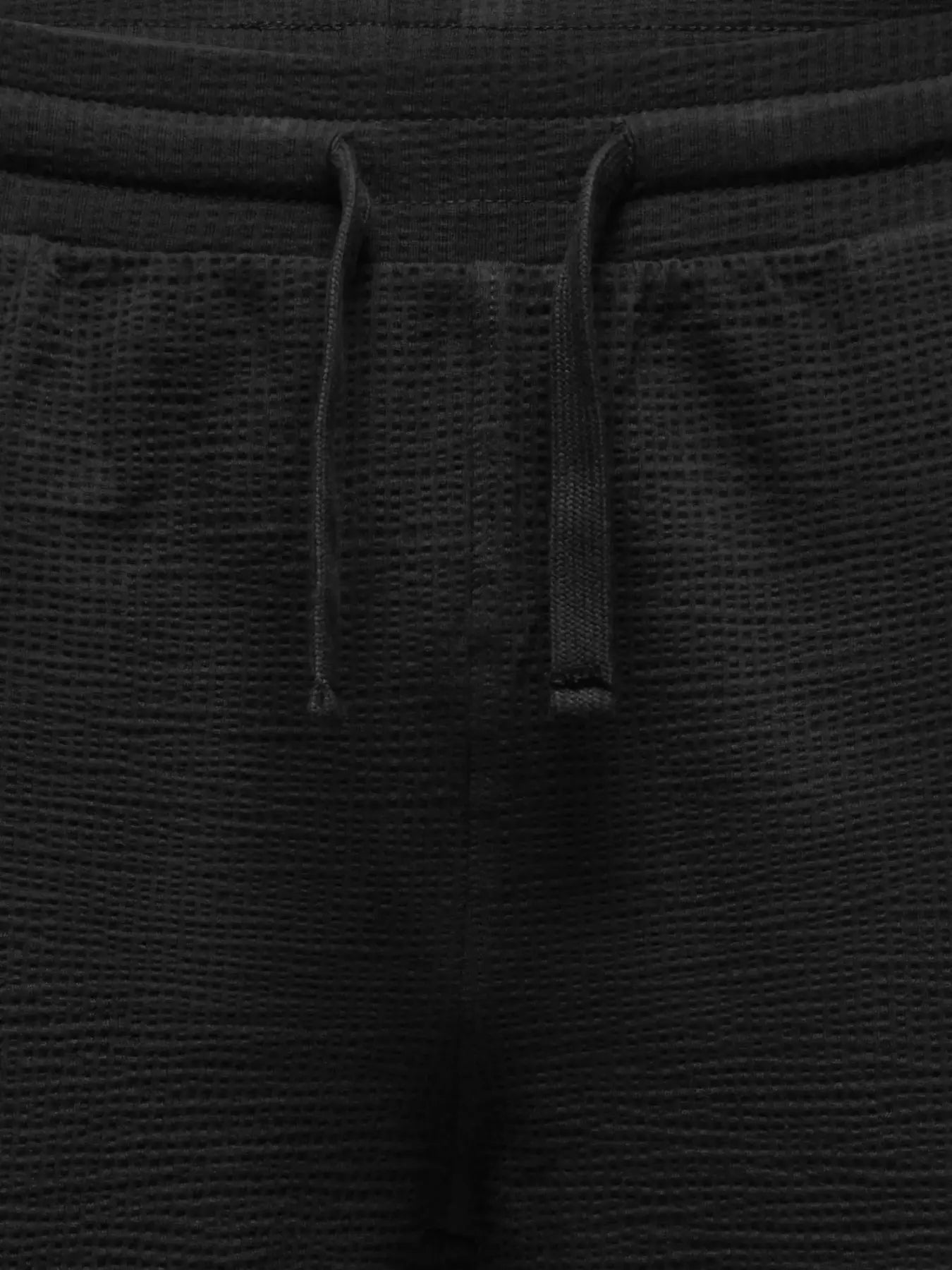 Only and Sons miesten shortsit ONSKian Life Reg Seersucker Shorts, musta