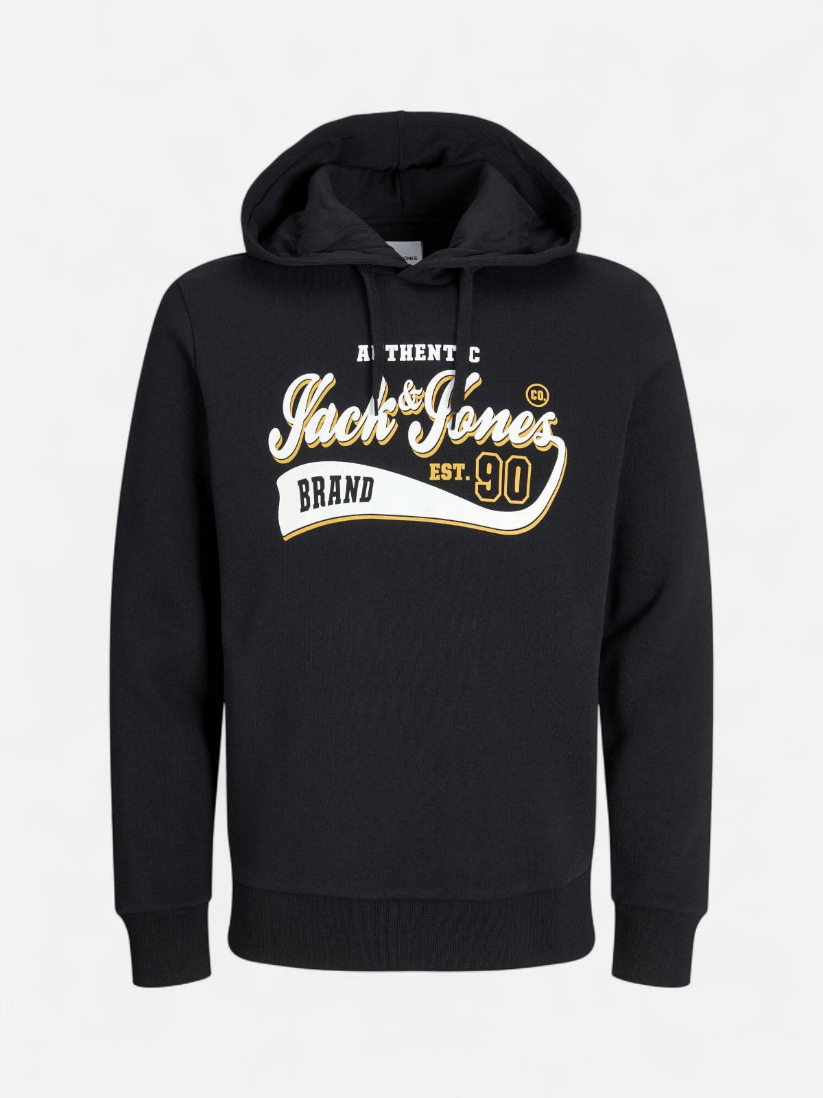 Jack and Jones huppari, JJELOGO SWEAT HOOD Black - Kekäle.fi