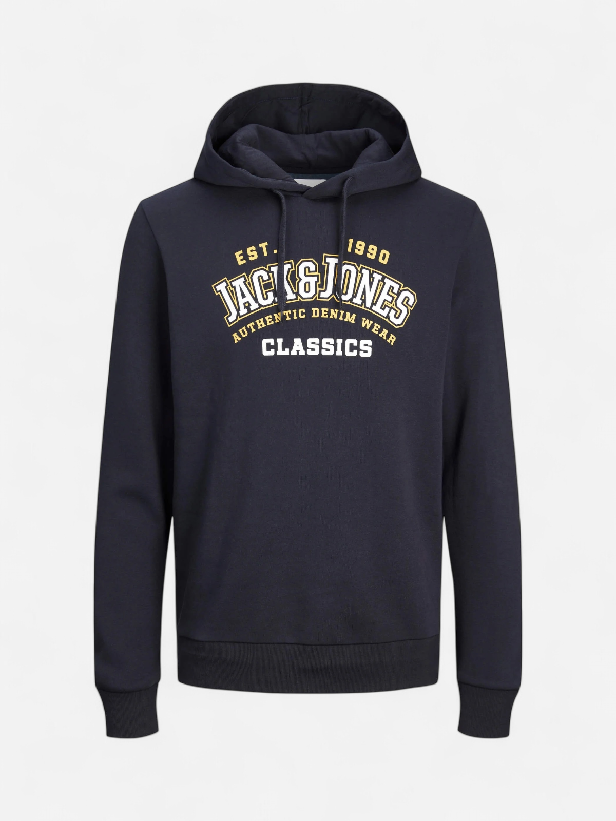 Jack and Jones huppari, JJELOGO SWEAT HOOD Dark Navy - Kekäle.fi
