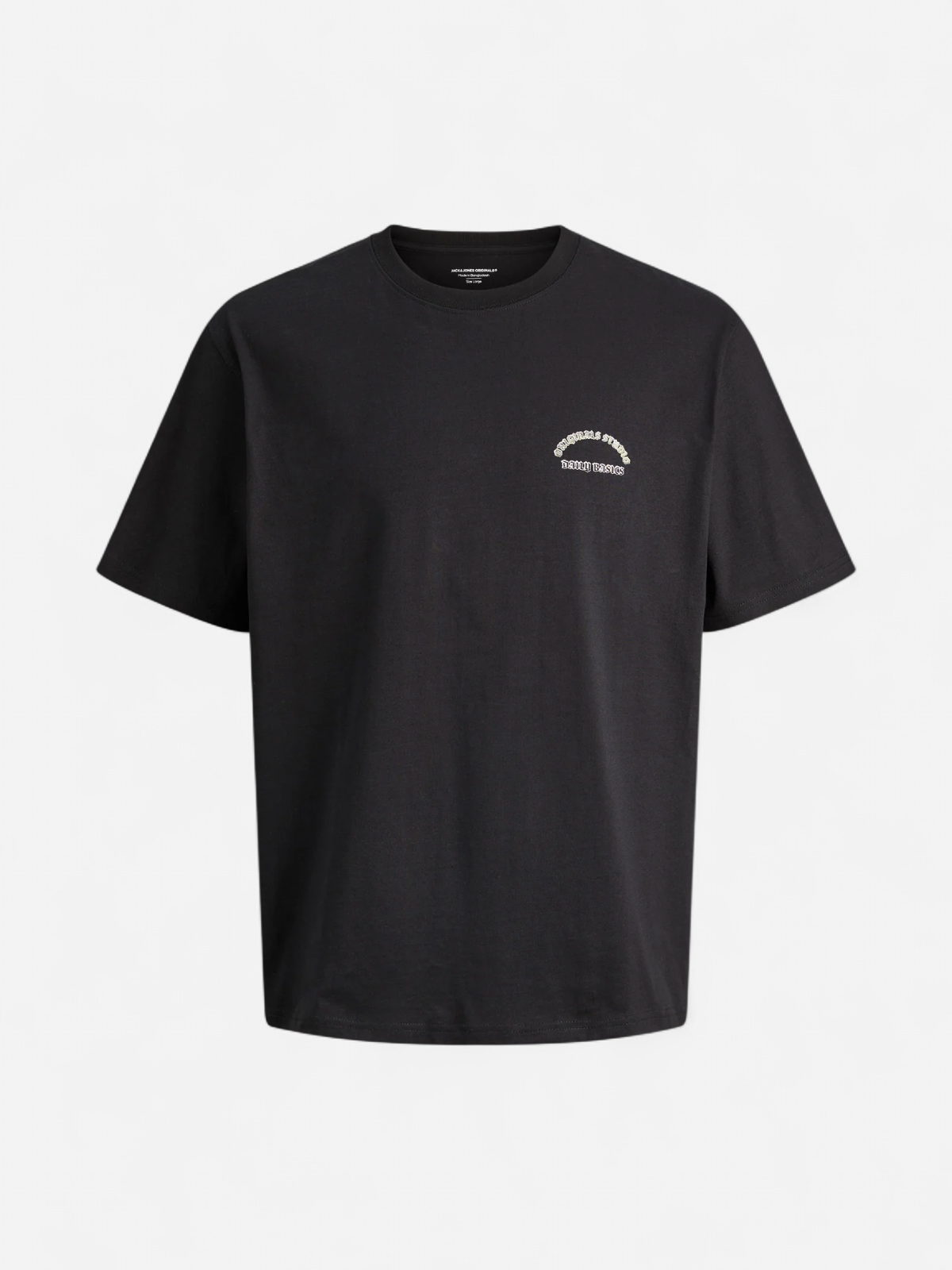 Jack and jones junior t-paita, JORMEADOWS GRAPHIC BACK TEE SS CRE JNR Musta - Kekäle.fi