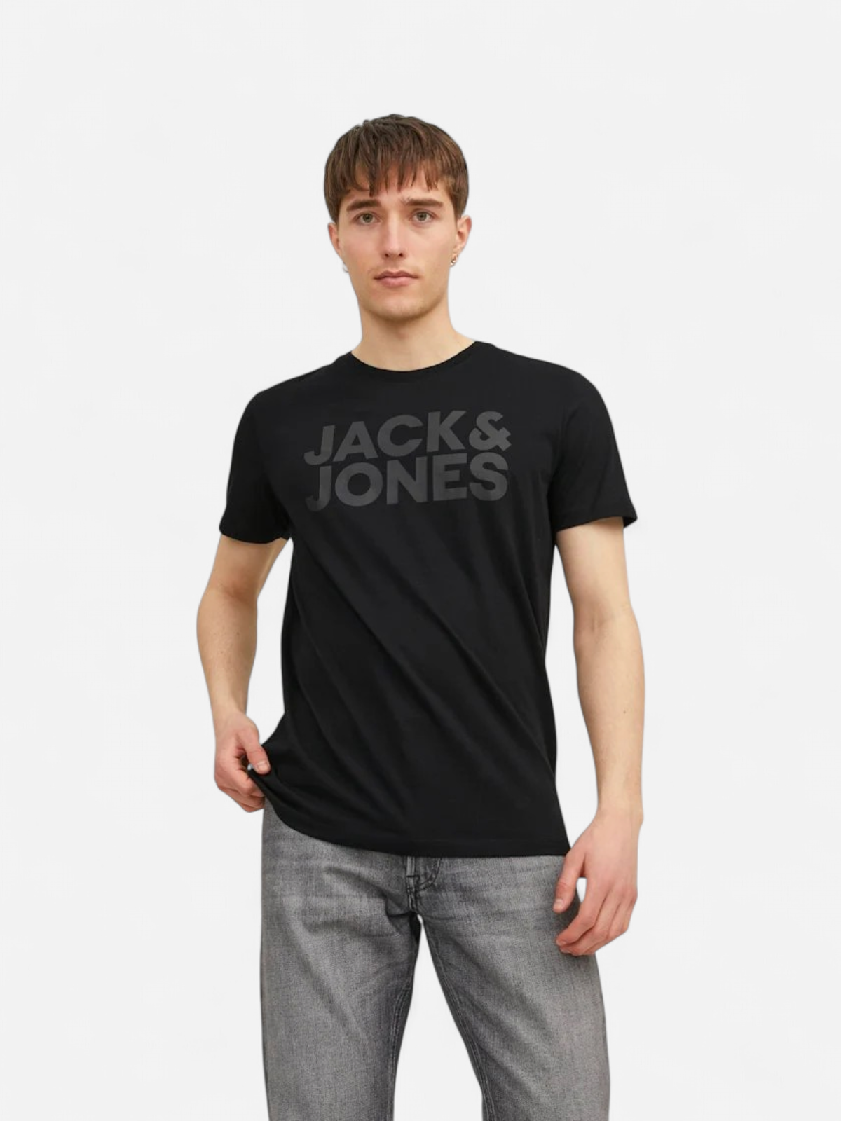 Jack and Jones Miesten T-Paita, JJECORP LOGO TEE SS O-NECK NOOS Black - Kekäle.fi