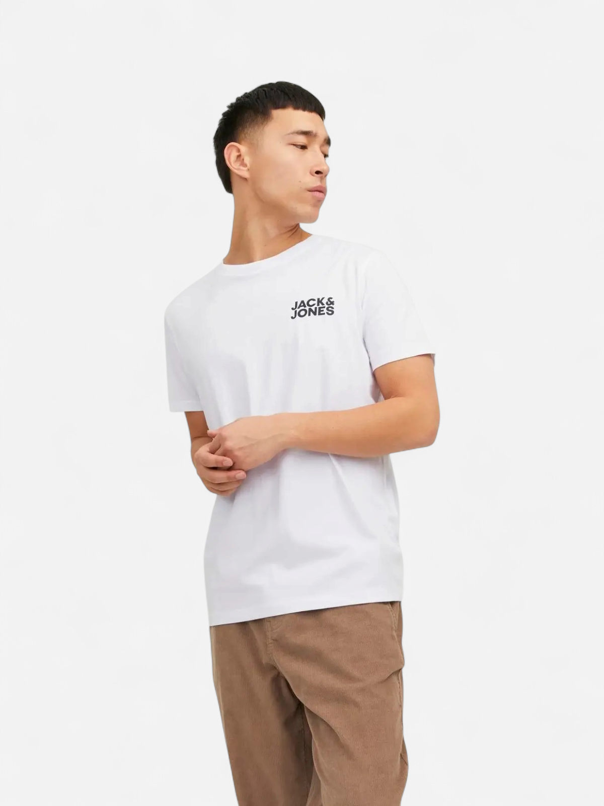 Jack and Jones Miesten T-Paita, JJECORP LOGO TEE SS O-NECK NOOS White - Kekäle.fi