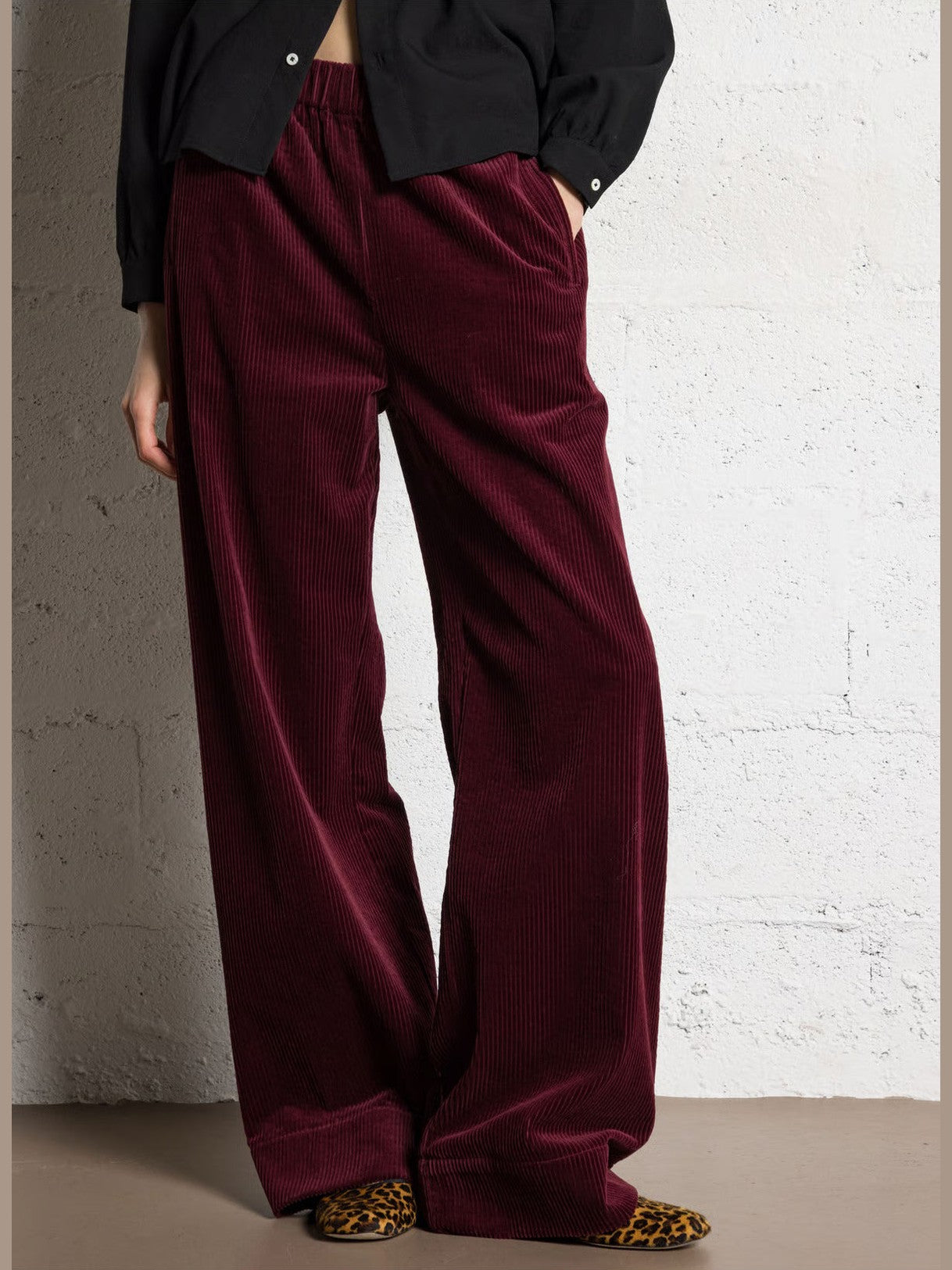 jcsophie-naisten-housut-jamie-trousers-viininpunainen-1