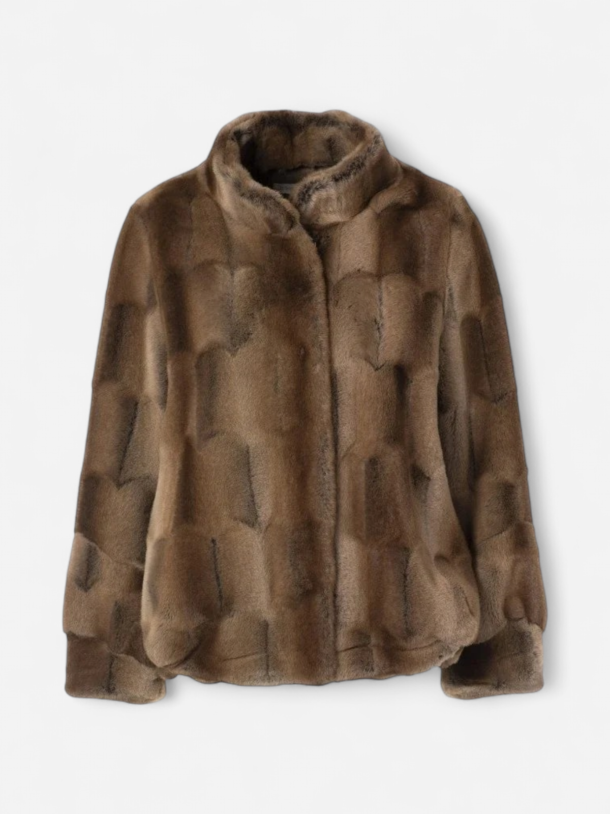 JcSophie naisten tekoturkistakki, JENNIFER JACKET FUR Tummanruskea - Kekäle.fi