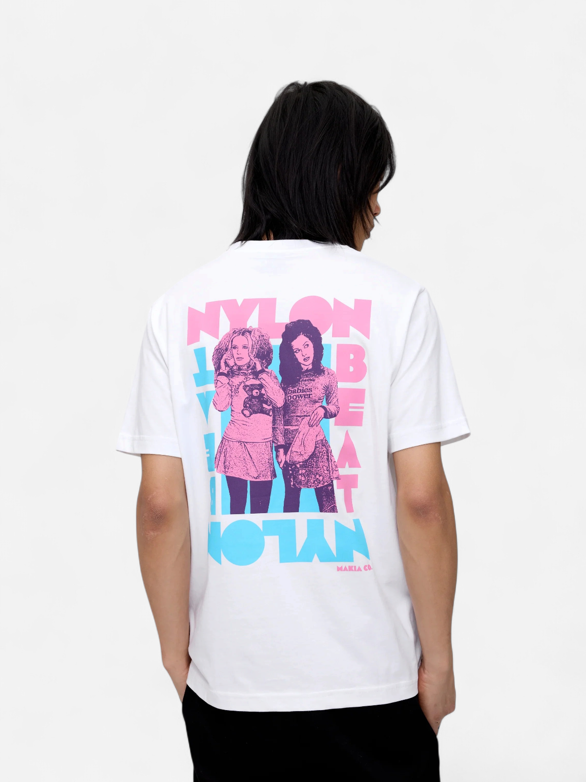 Makia x Nylon Beat t-paita Jonna&Erin T-Shirt, valkoinen - Kekäle.fi