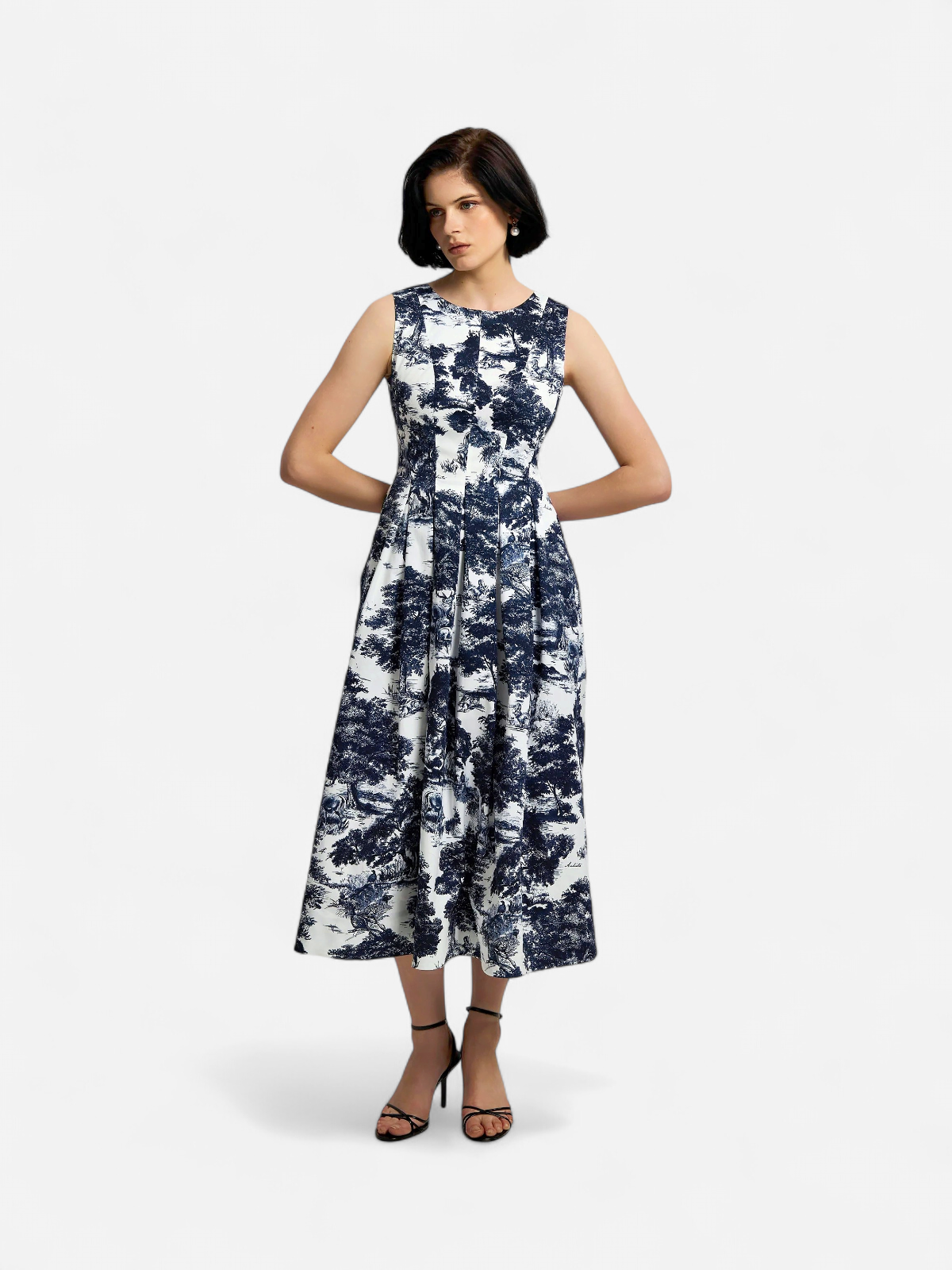 Andiata mekko Jullitta Dress, sininen kuosi - Kekäle.fi