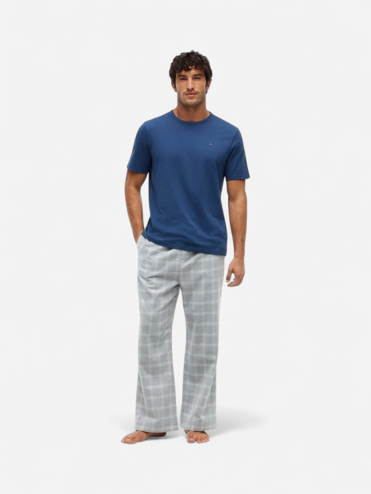 Tommy Hilfiger miesten pyjamahousut Woven Pant Print WB, RWB Windowpane Check - Kekäle.fi