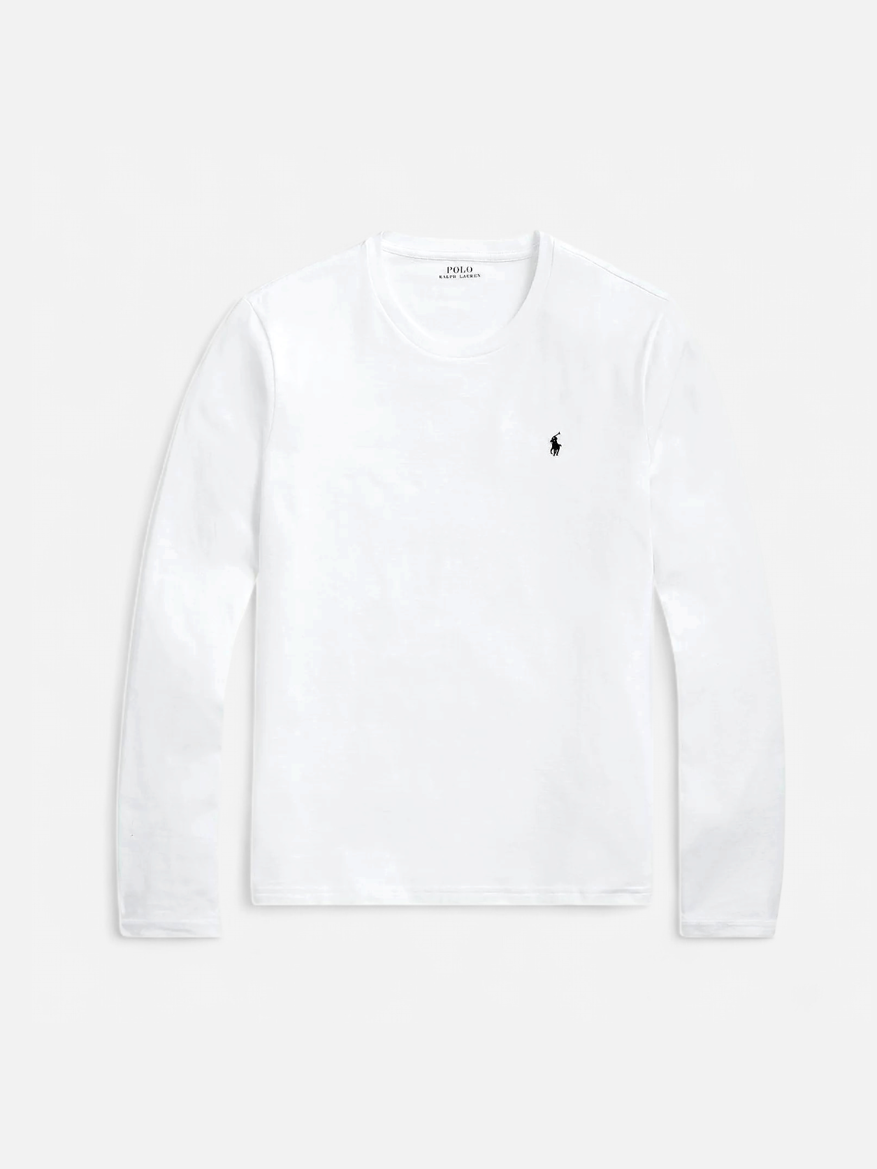 Polo Ralph Lauren miesten pitkähihainen paita L/S Crew Top, valkoinen - Kekäle.fi