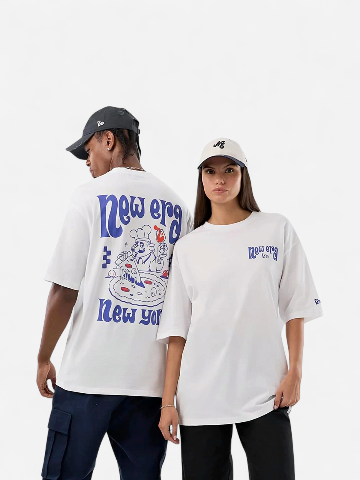 K NEW ERA FUN GRAPHIC OS TEE UNISIZE VALKOINEN - Kekäle.fi