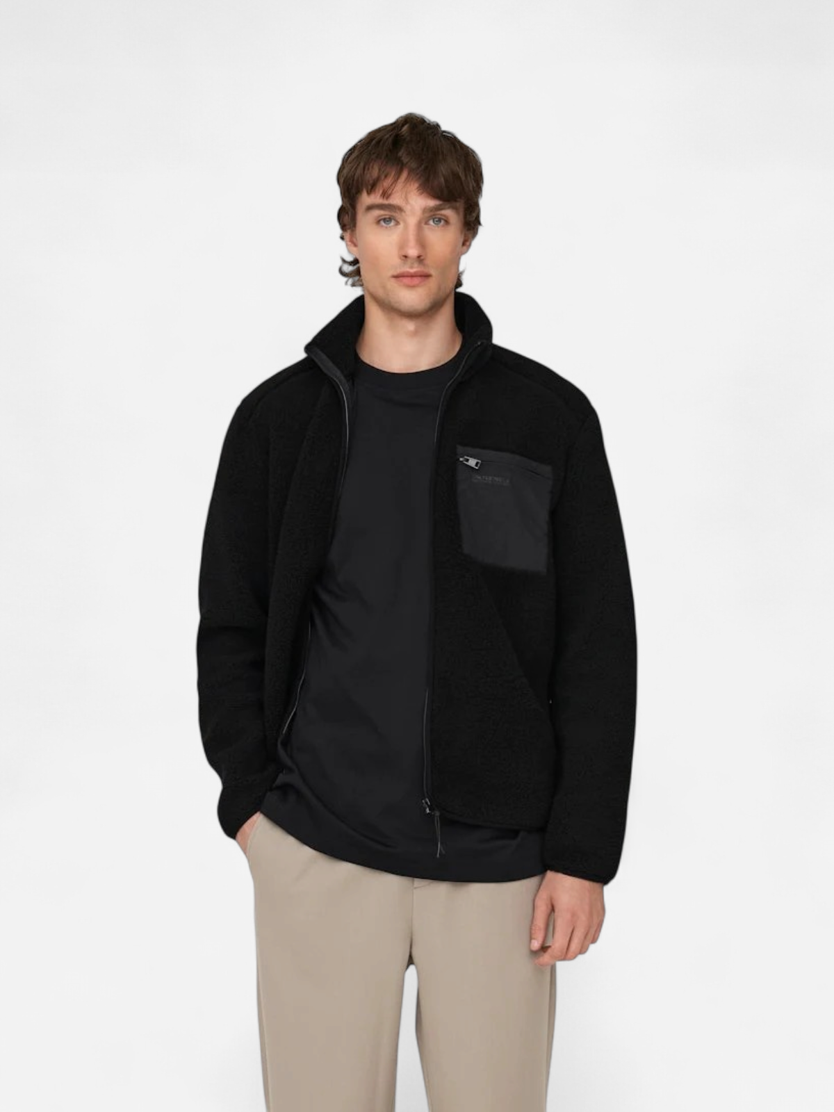 Only and Sons Miesten Teddytakki, K ONSDALLAS LIFE SHERPA JACKET OTW VD MUSTA - Kekäle.fi