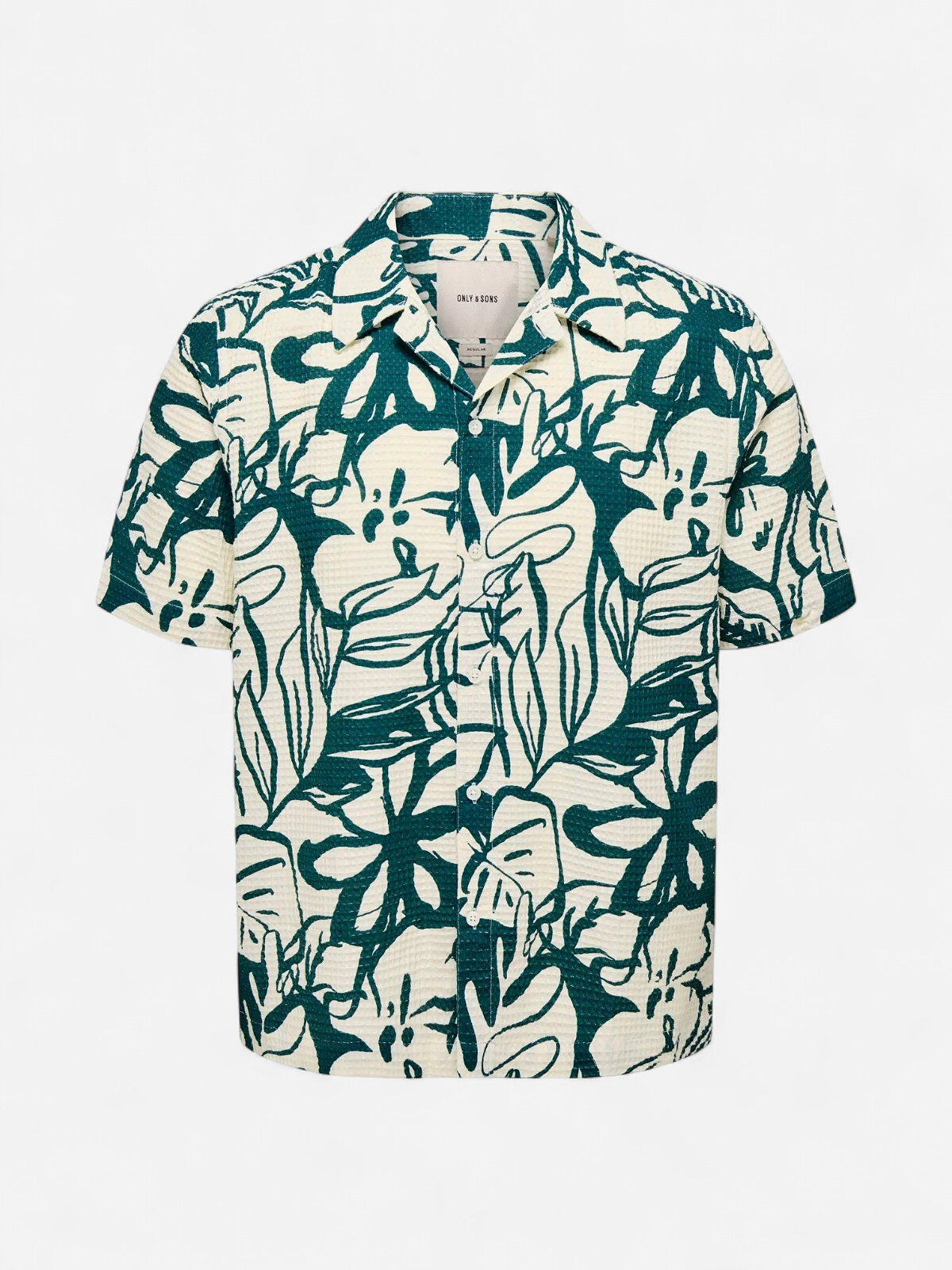 K ONSSAVIER WAFFLE SS SHIRT 0326 Antique White Dark S - Kekäle.fi