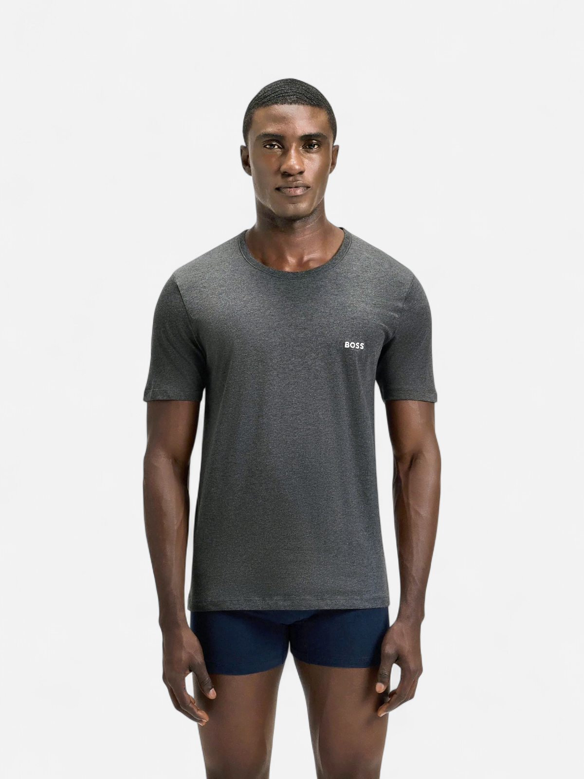 Hugo Boss miesten t-paita K T-SHIRT RN, keskiharmaa - Kekäle.fi