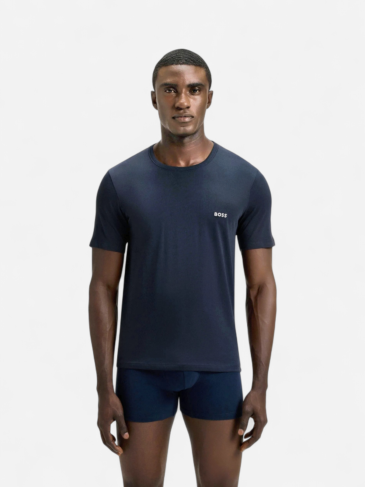 Hugo Boss Miesten T-Paita T Shirt Rn, tummansininen - Kekäle.fi