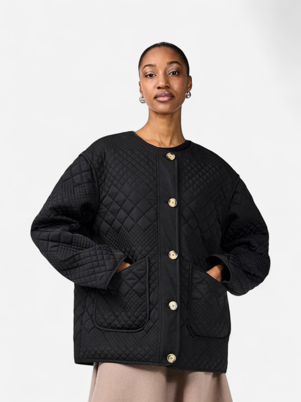 Y.A.S naisten tikkitakki YASLAURIE LS Padded Jacket S., musta - Kekäle.fi