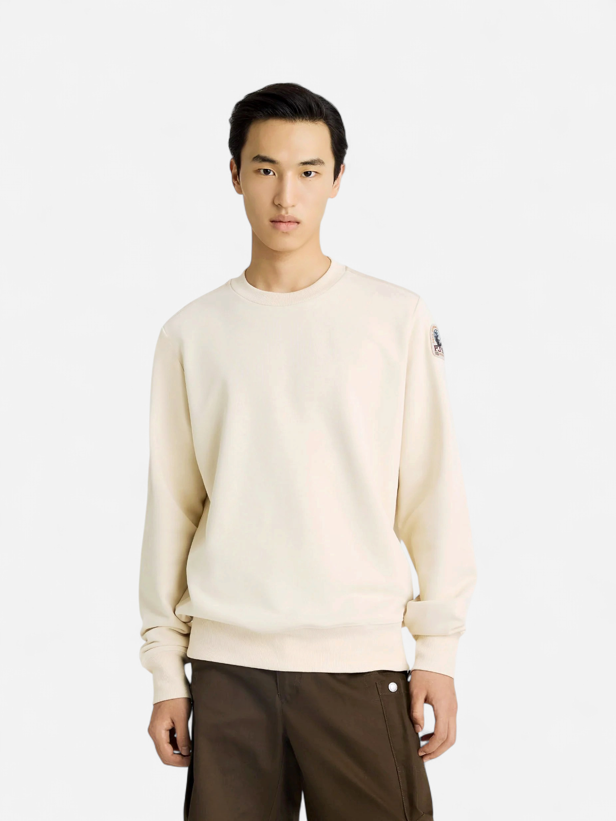 Parajumpers miesten collegepaita K2 M C-Neck Sweatshirt, kerma - Kekäle.fi