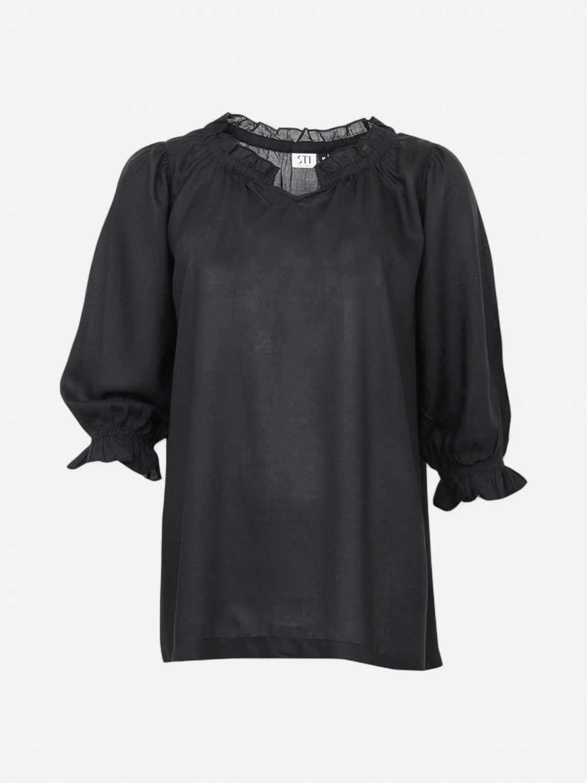 S.T.I naisten pusero Kiare Blouse, musta - Kekäle.fi