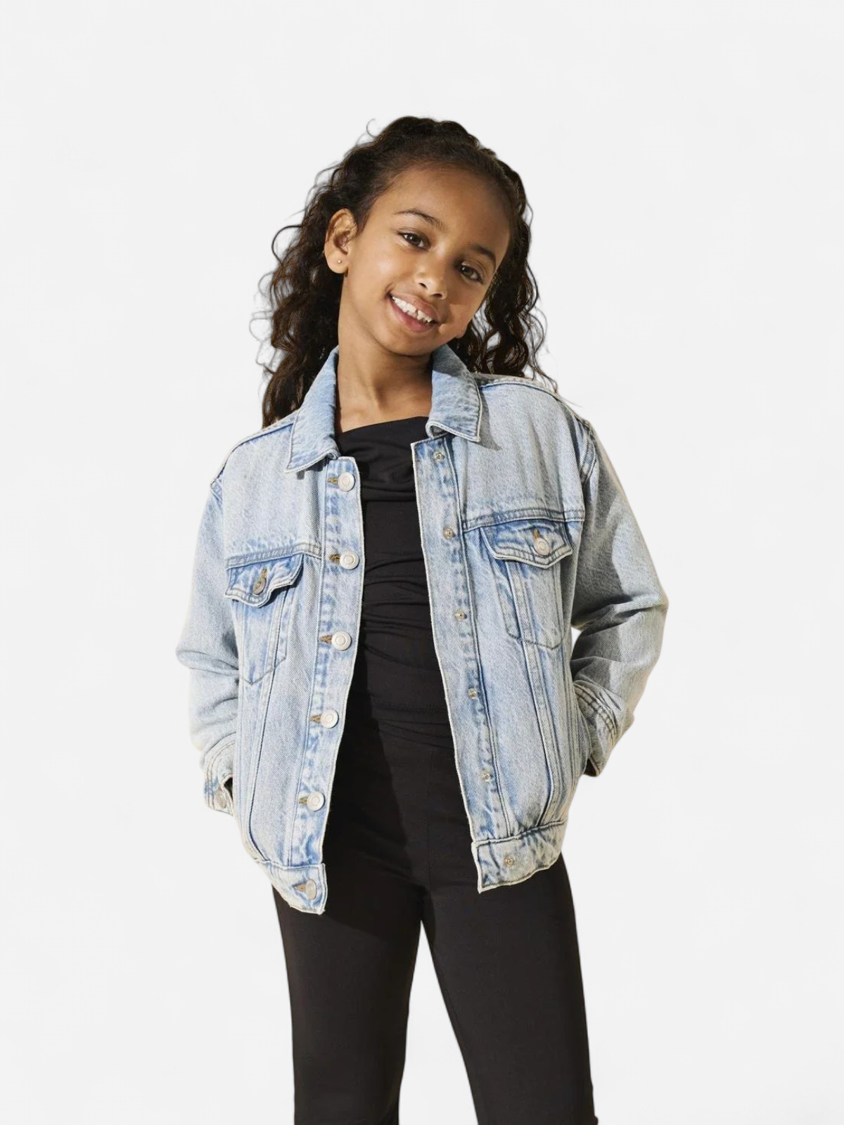 Kids Only lasten farkkutakki, KOGBELIEVE OVERSIZE DENIM JACKET Indigo - Kekäle.fi