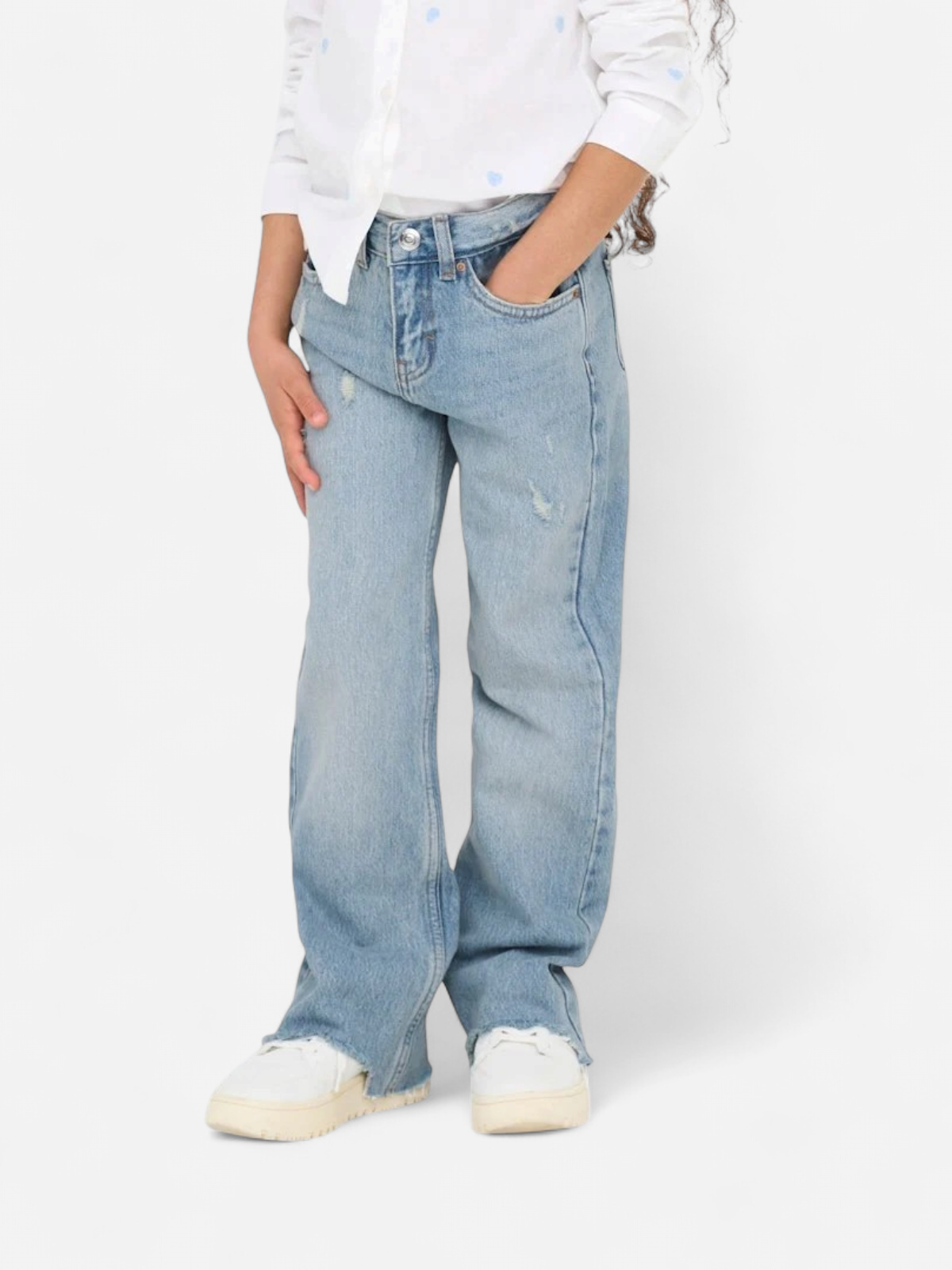 Kids Only lasten farkut, KOGJUICY WIDE DNM JEANS Indigo - Kekäle.fi