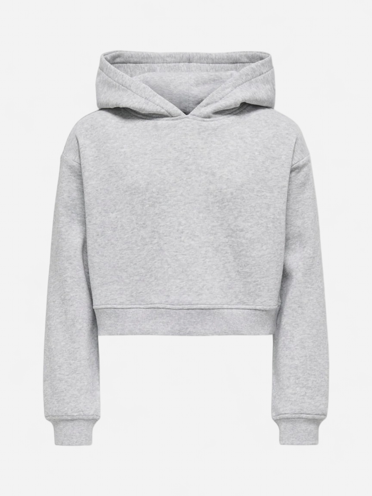 Kids Only lasten svetari, KOGSWEAT LIFE LS HOODIE SHORT Keskiharmaa - Kekäle.fi