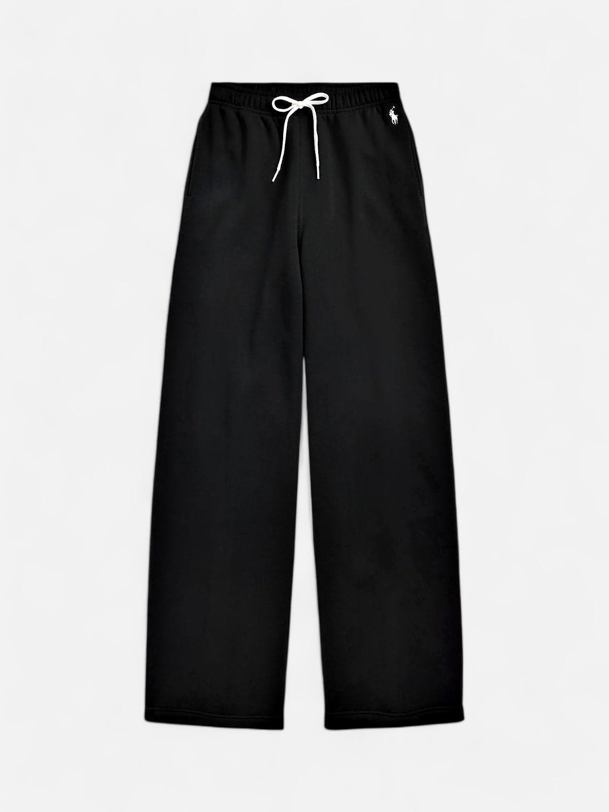 Polo Ralph Lauren naisten collegehousut Knit-Open Botton Sweatpant-pants, musta - Kekäle.fi