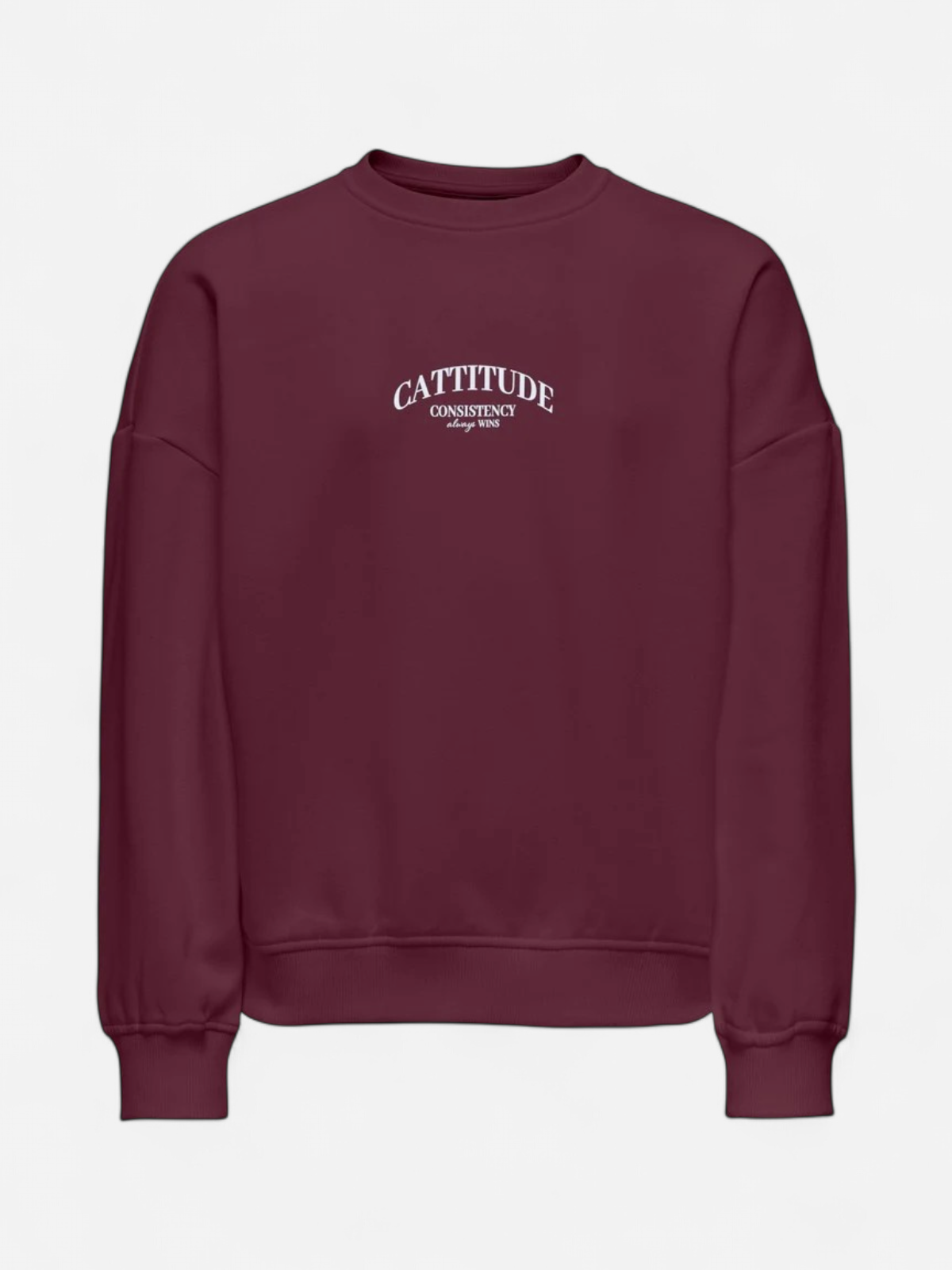 KOGBILA PRINT O-NECK SWEAT NOOS VIININPUNAINEN - Kekäle.fi