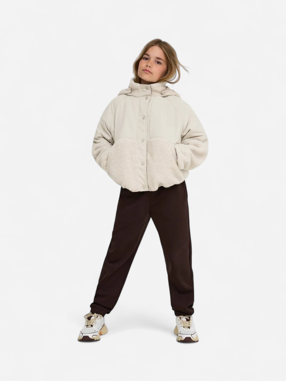 KOGNOMI TEDDY MIX JACKET LUONNONVALKOINEN - Kekäle.fi