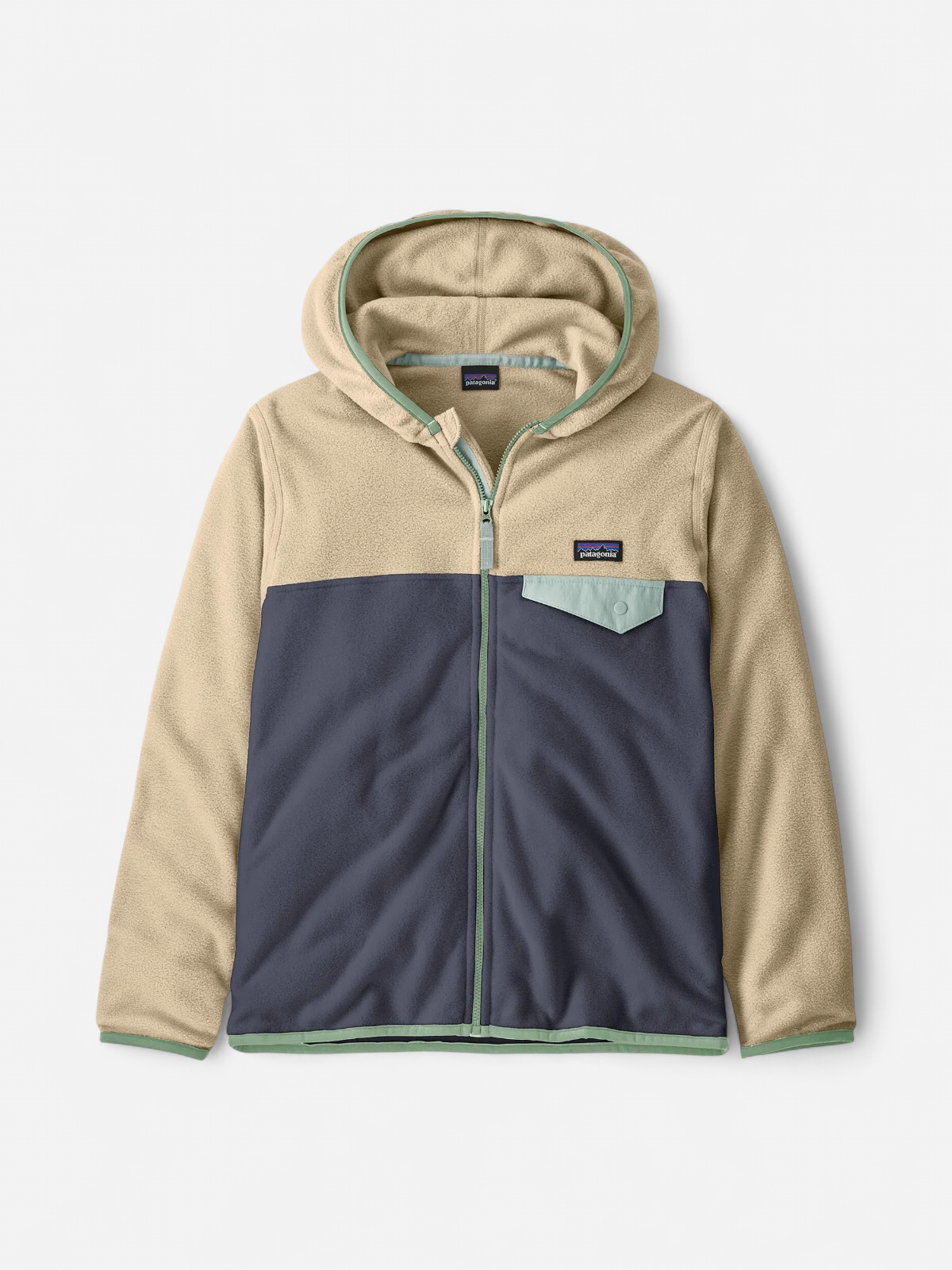 Patagonia lasten fleecetakki Kids' Micro D® Snap-T® Fleece Jacket, Talon Gold - Kekäle.fi