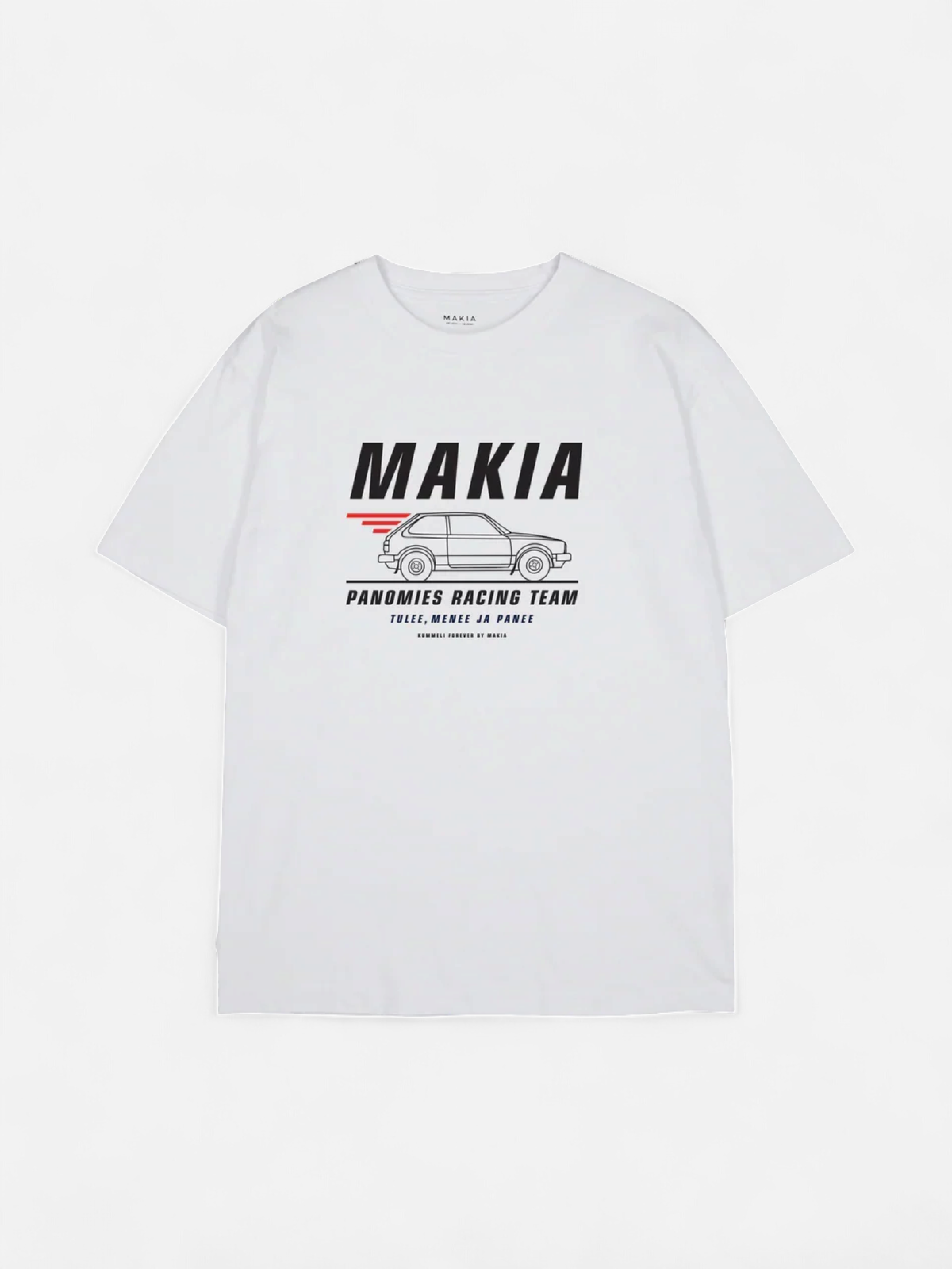 Makia Kummeli Racing T-shirt, valkoinen - Kekäle.fi