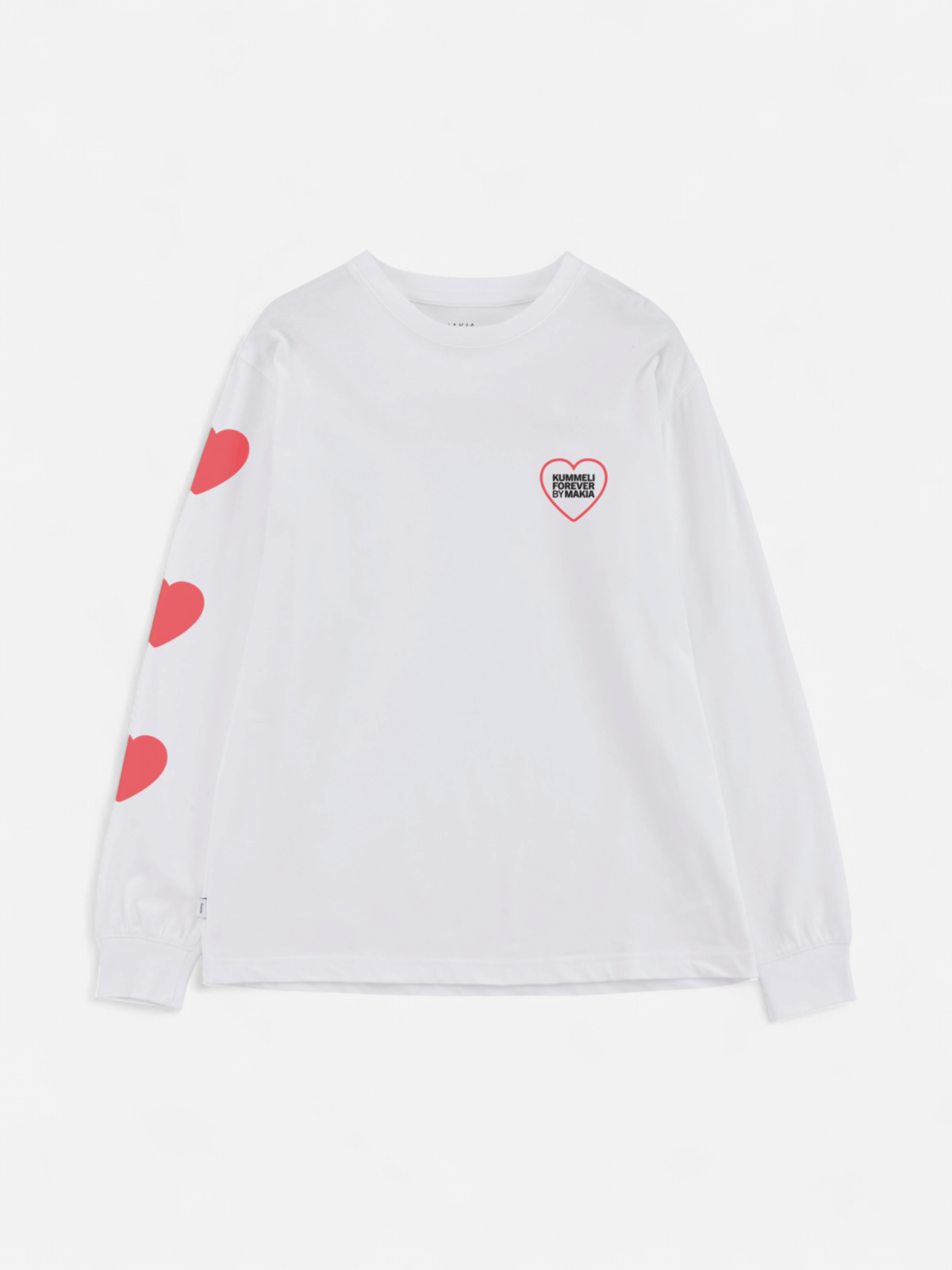 Makia Kummeli Seksipuhelin Long Sleeve, valkoinen - Kekäle.fi