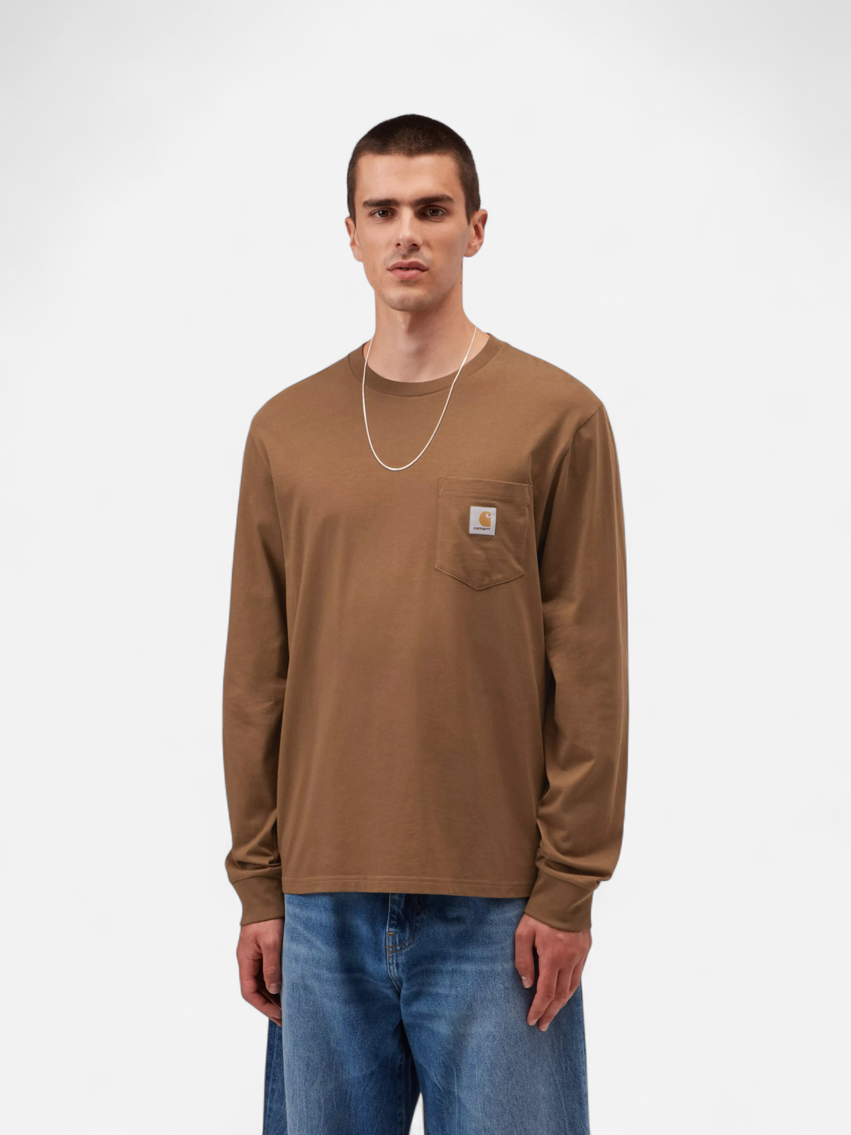 L/S Pocket T-Shirt KONJAKINRUSKEA - Kekäle.fi