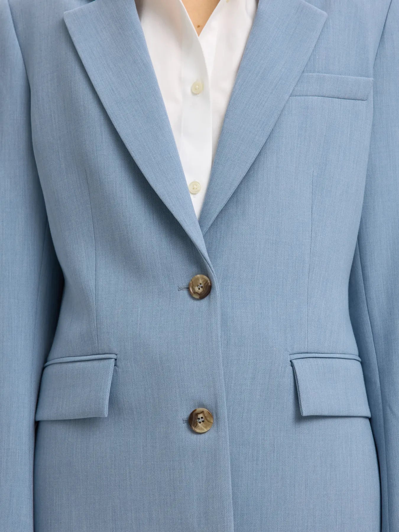 Selected Femme naisten bleiseri SlfRita Classic Blazer, Dusty Blue Melange