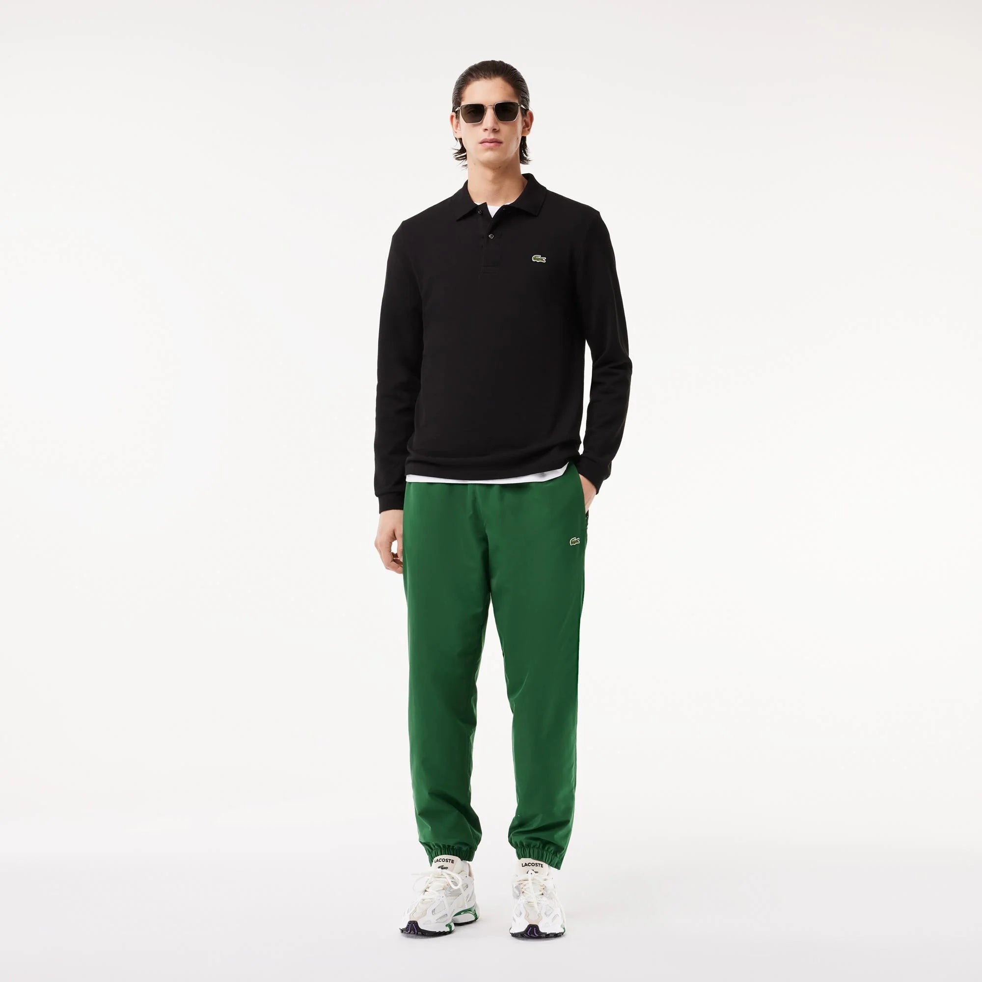 lacoste-miesten-pikeepaita-long-sleeved-cotton-polo-musta-4