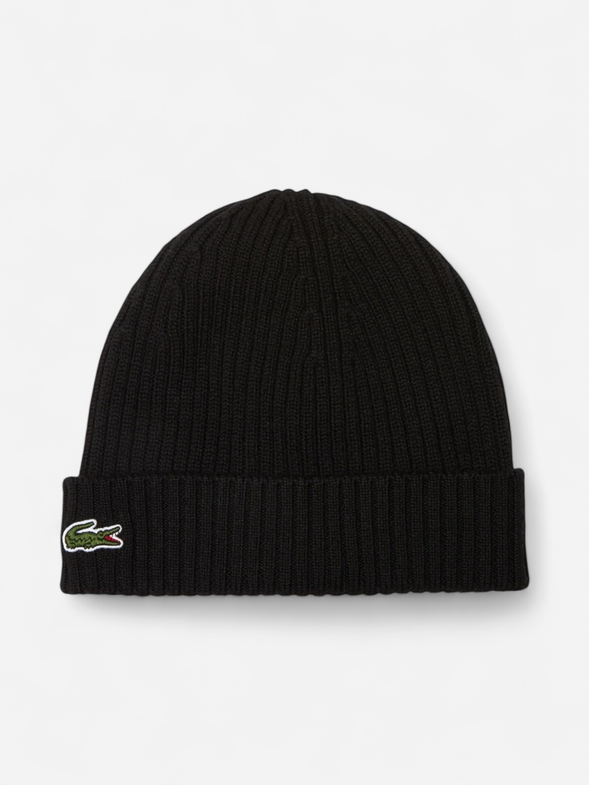 Lacoste miesten pipo, LACOSTE SOFT WOOL RIBBED BEANIE Musta - Kekäle.fi