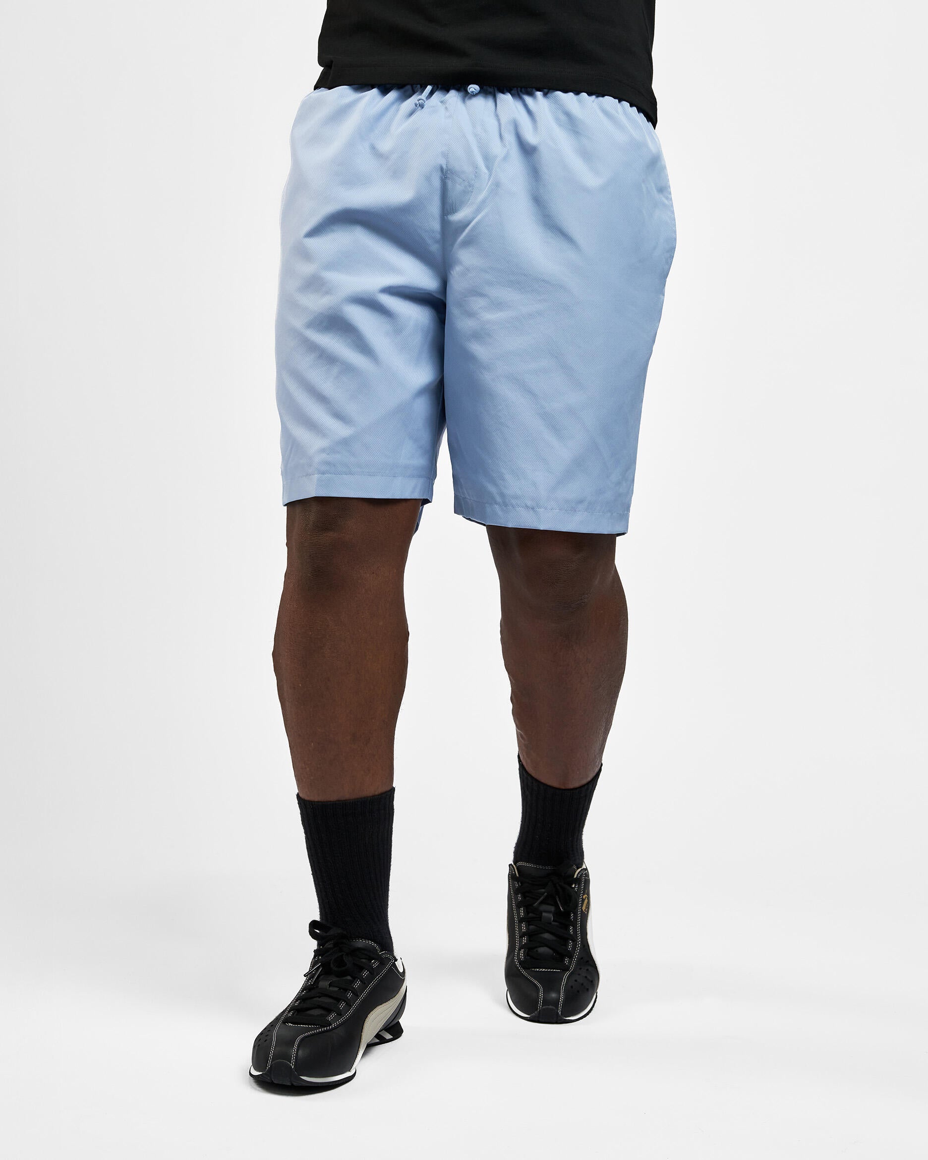 Lacoste miesten shortsit Light Weight Diamond Taffeta Shorts, vaaleansininen