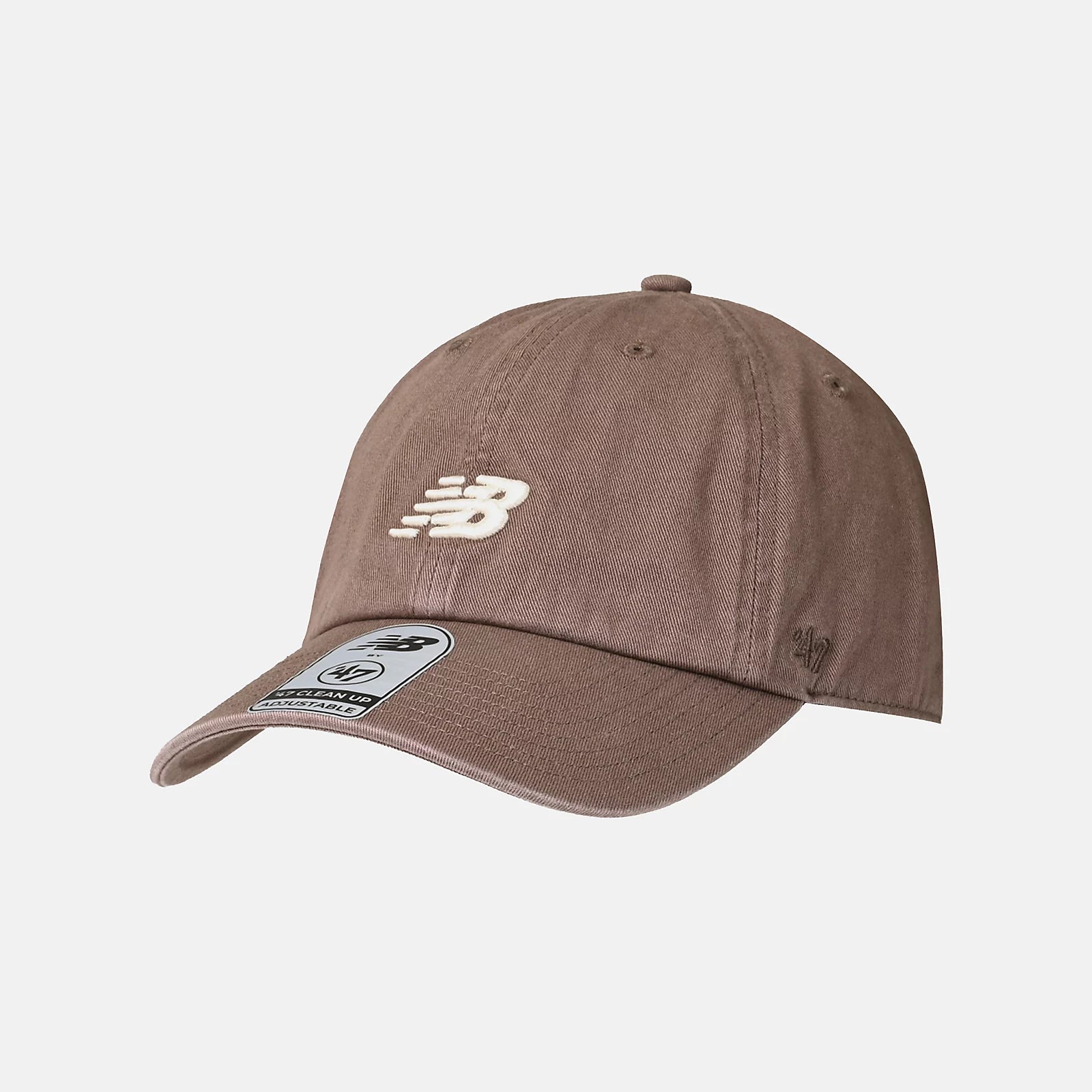 New Balance unisex lippis '47 Clean Up Hat Unisex, tummanruskea