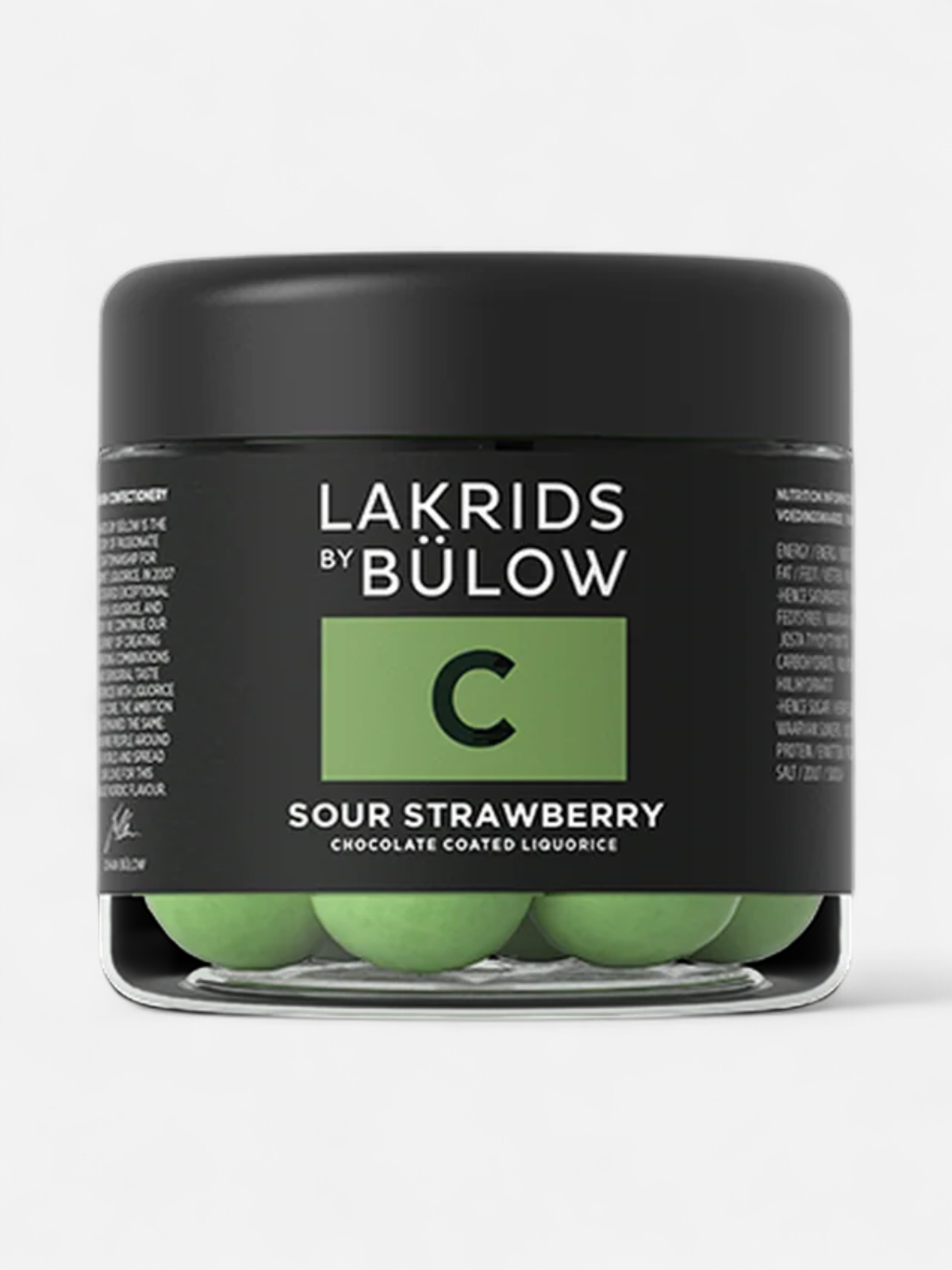 Lakrids by Bülow lakritsi Small C Sour Strawberry - Kekäle.fi