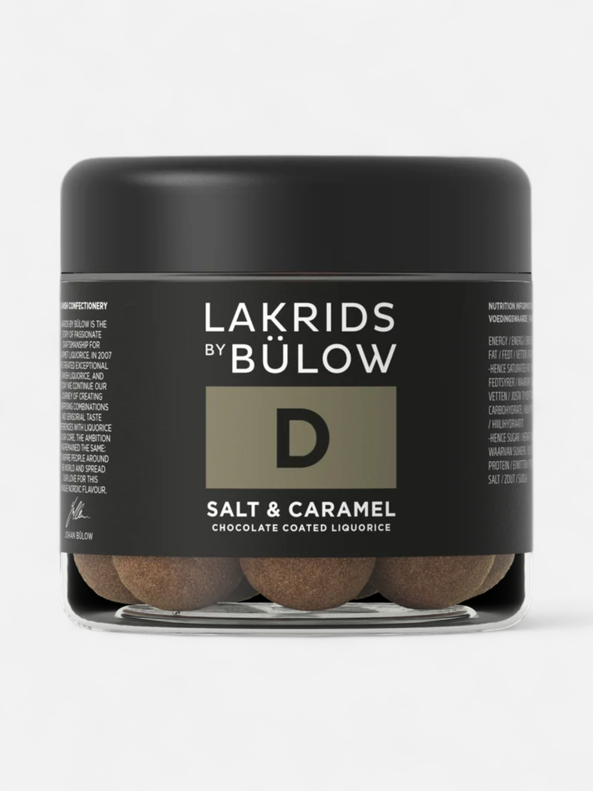 Lakrids by Bülow lakritsi Small D Salt & Caramel - Kekäle.fi