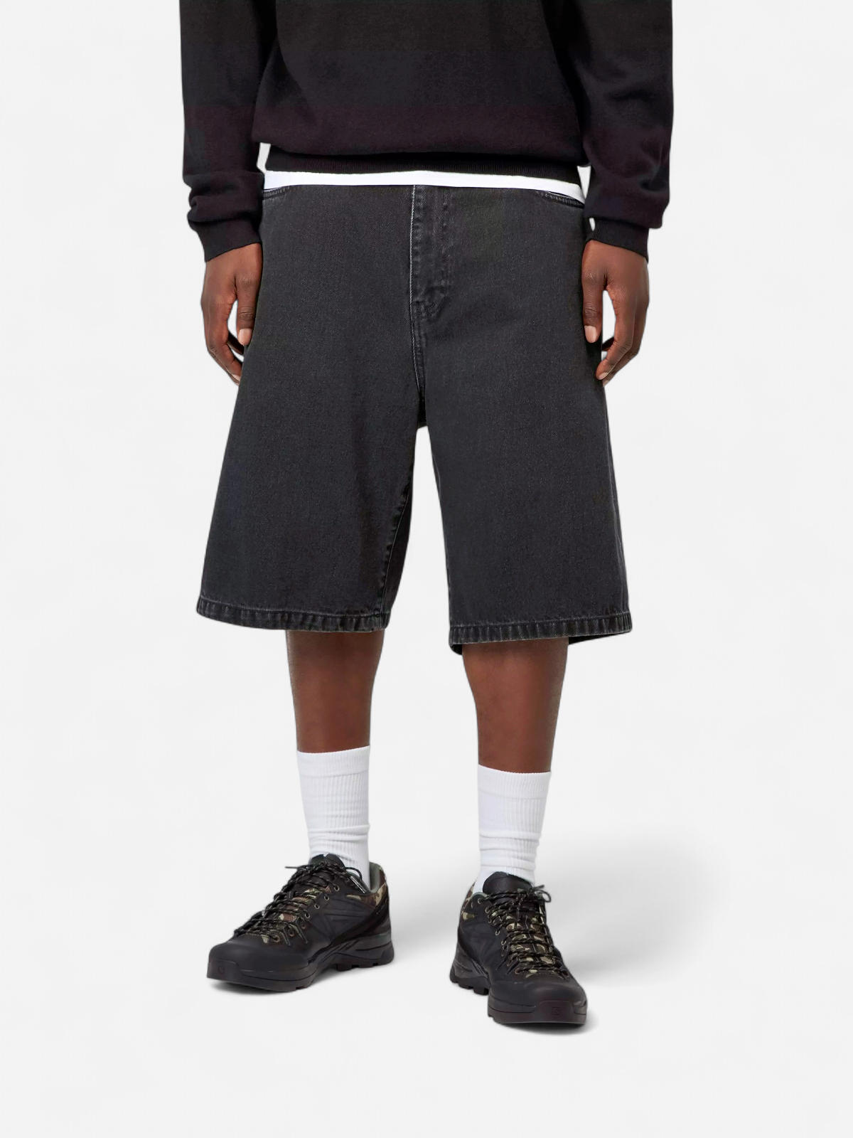 LANDON SHORTS ROBERTSON DENIM MUSTA - Kekäle.fi